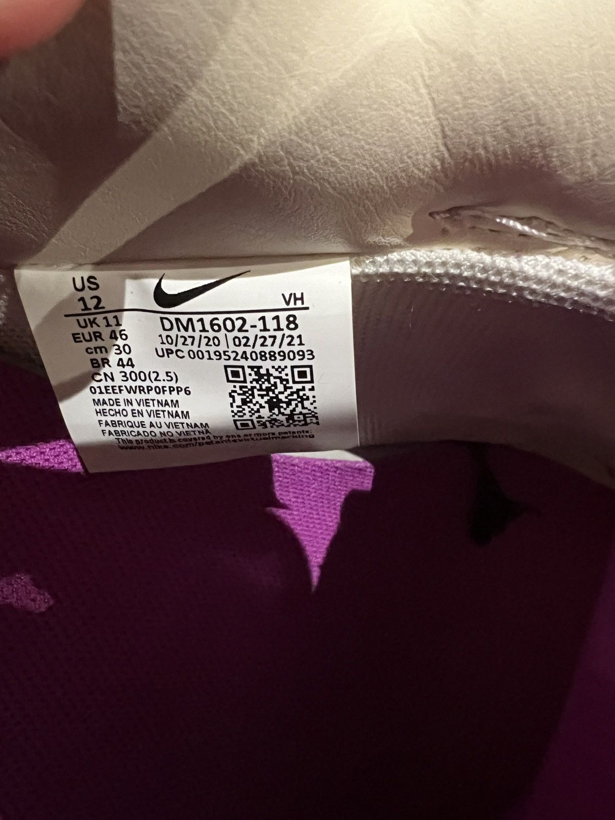 Nike × Off-White Nike Dunk Off White 3 of 50 Size US 12 / EU 45 - 6 Thumbnail