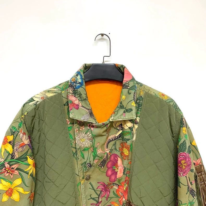 Gucci Gucci Floral Cotton Jacket Year of the Dragon-2506 Size US XL / EU 56 / 4 - 5 Thumbnail
