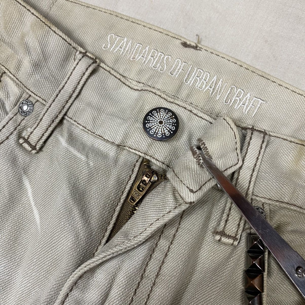 If Six Was Nine × Japanese Brand × Le Grande Bleu (L.G.B.) Standards Of Urban Craft Studded Flared Denim Pants Size US 32 / EU 48 - 9 Thumbnail