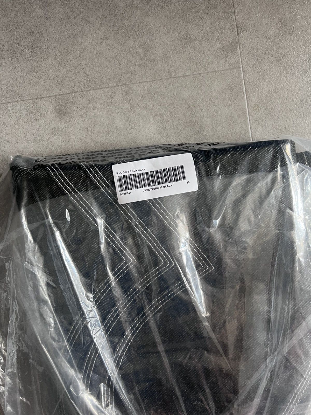 Supreme SS25 S Logo Baggy Jeans Size US 30 / EU 46 - 4 Thumbnail