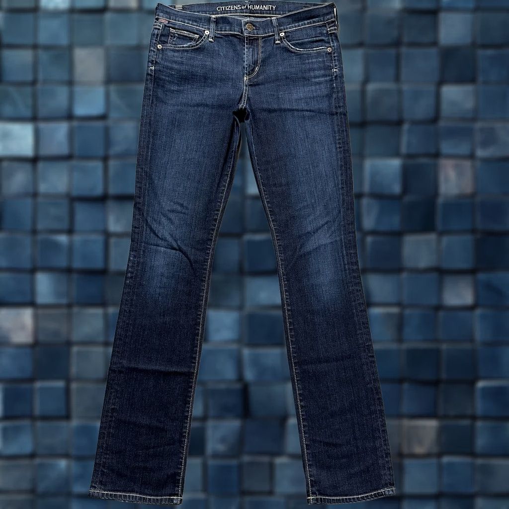 Citizens Of Humanity Citizens of Humanity Ava Jeans Womens 29 Blue Denim Low Rise Straight GUC Jeans Size 29" - 1 Thumbnail