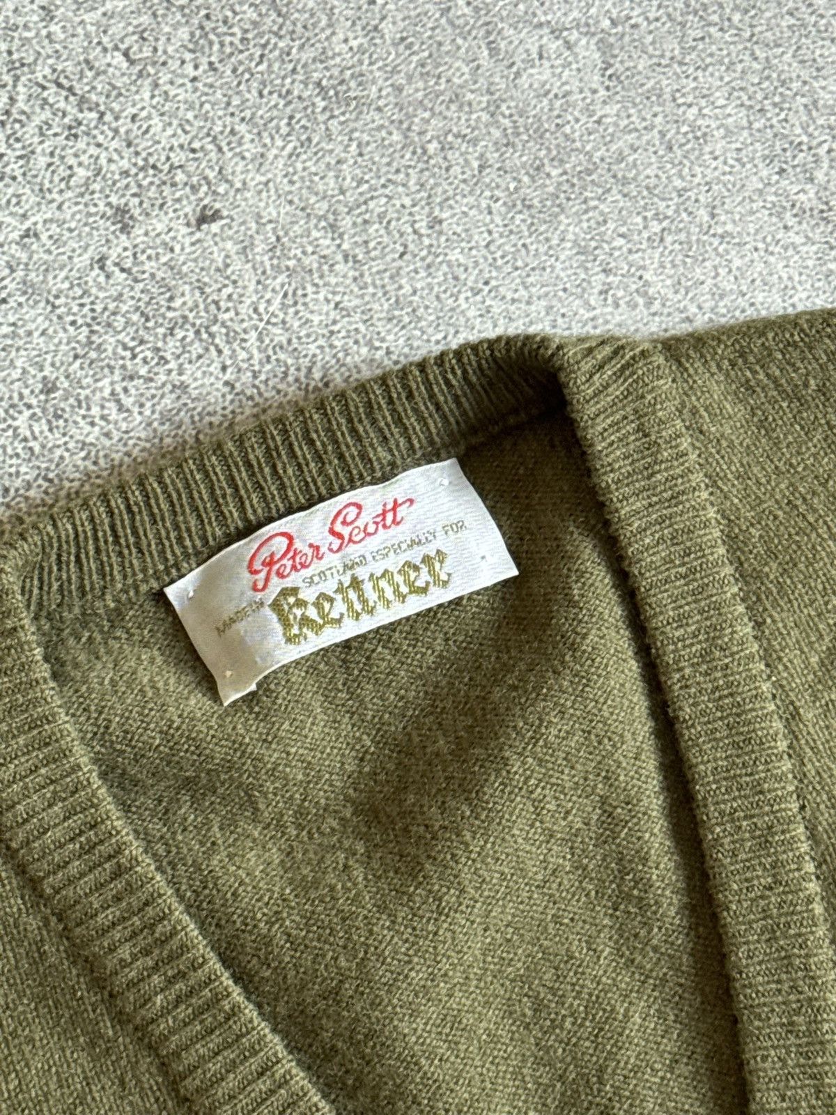 Other Peter Scott 46size new wool knitwear vest jumper sweater 90s Size US M / EU 48-50 / 2 - 4 Thumbnail