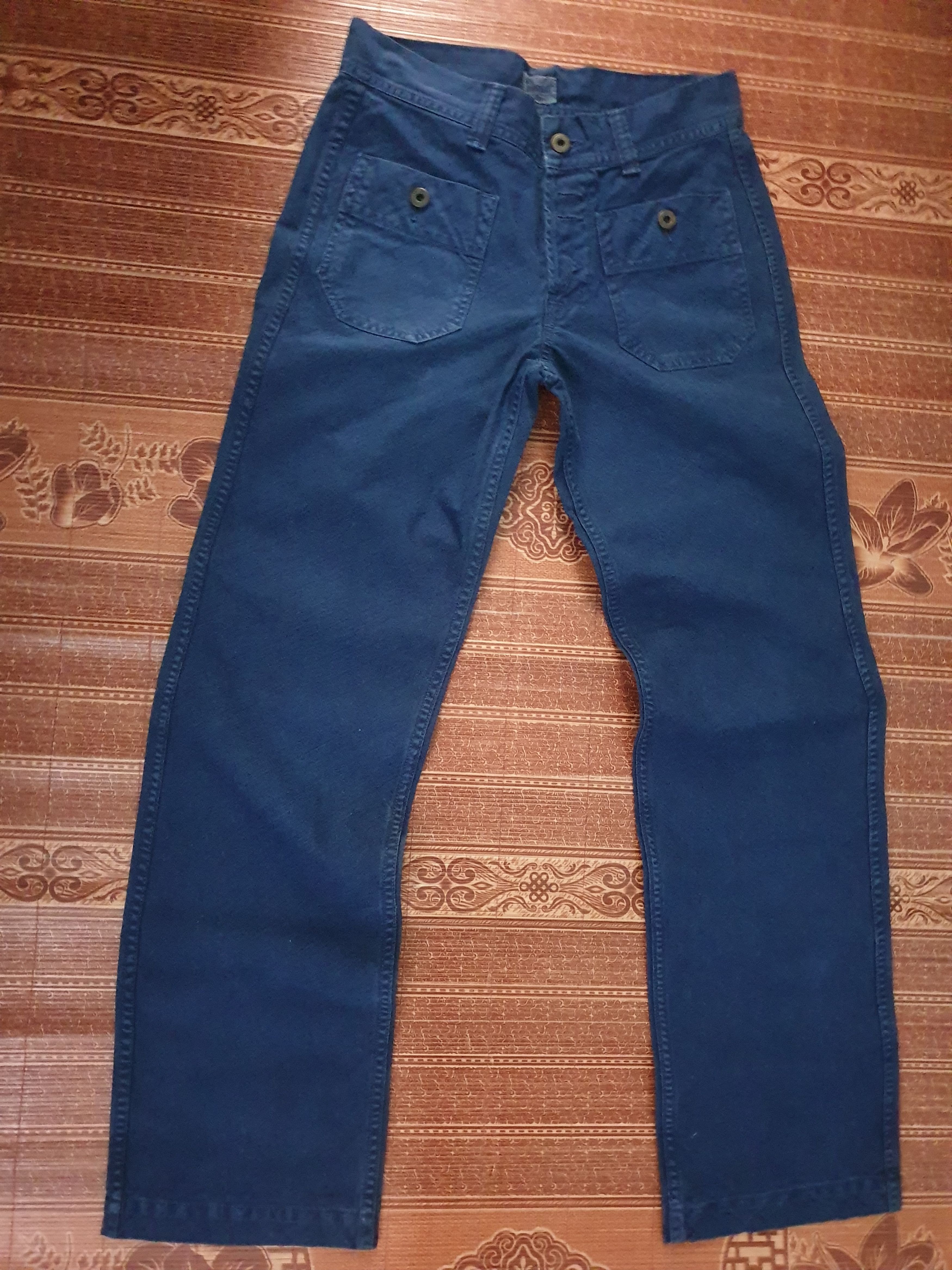 Eternal Eternal navy blue Japanese brand Bushpant Size US 29 - 6 Thumbnail