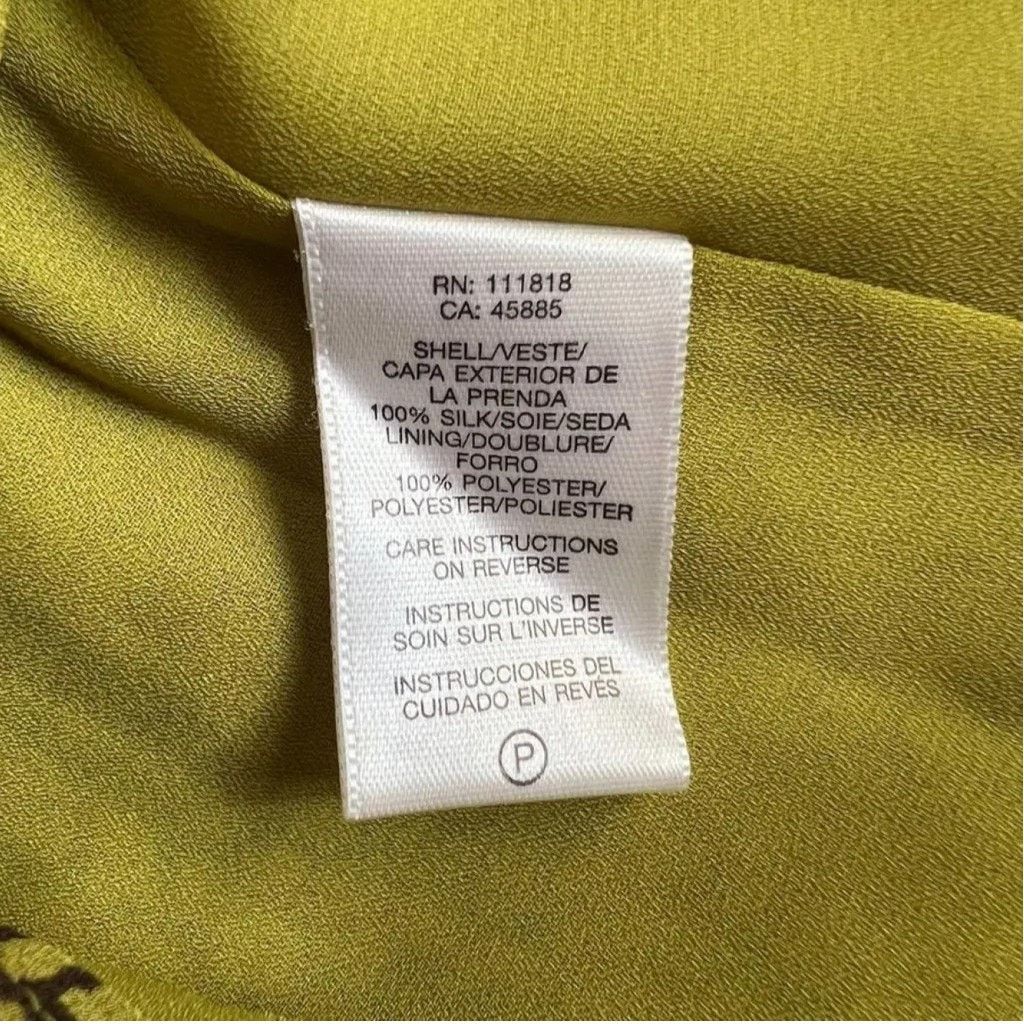Michael Kors Michael Kors Green Printed Sleeveless Top, US2 Size XS / US 0-2 / IT 36-38 - 6 Thumbnail