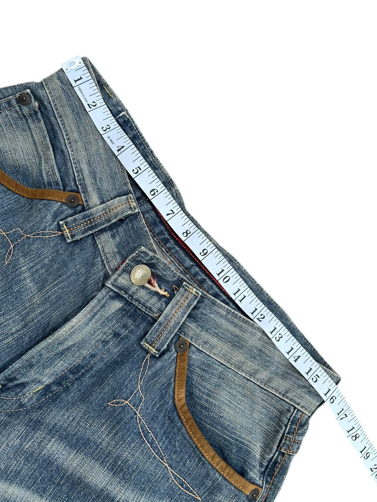 Kapital Vintage Edwin Navajo Distressed Denim Jeans Size US 32 / EU 48 - 13 Thumbnail