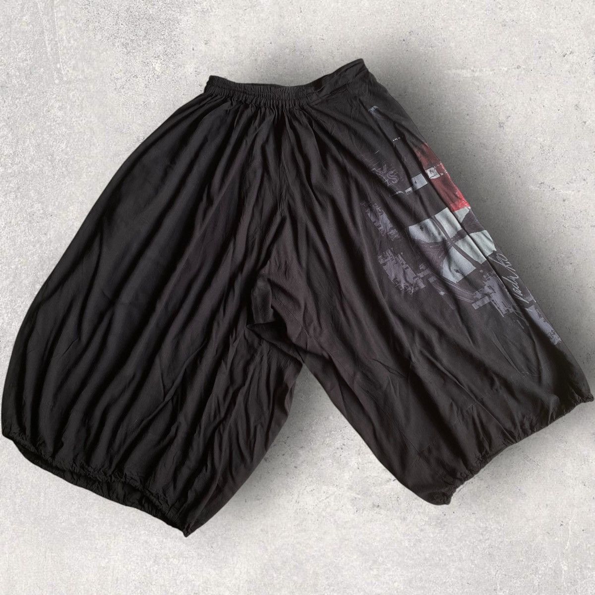 Yohji Yamamoto Y’s Rayon Eiffel Tower Print Wide Leg Pants Size US 32 / EU 48 - 4 Thumbnail
