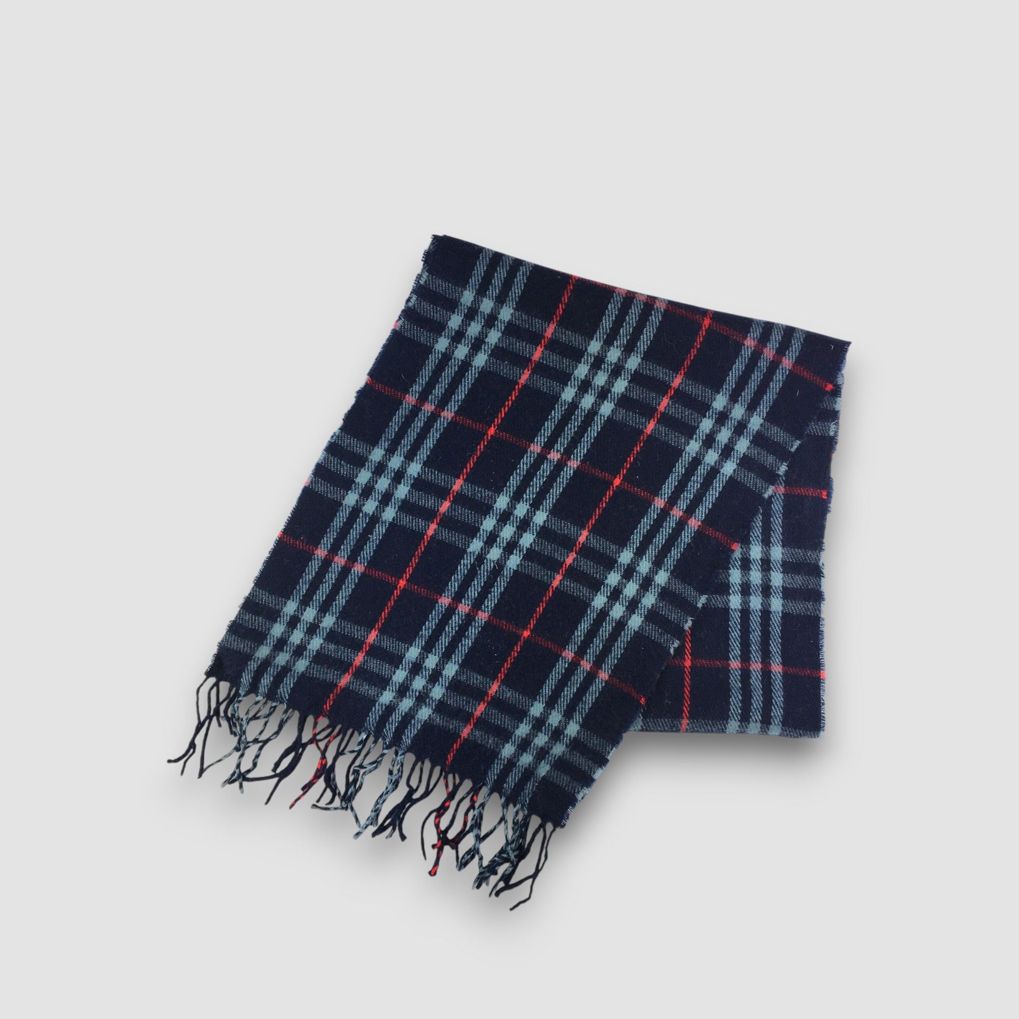 Burberry Vintage Burberry Scarf Muffler Wool Cashmere Scarves Size ONE SIZE - 3 Thumbnail