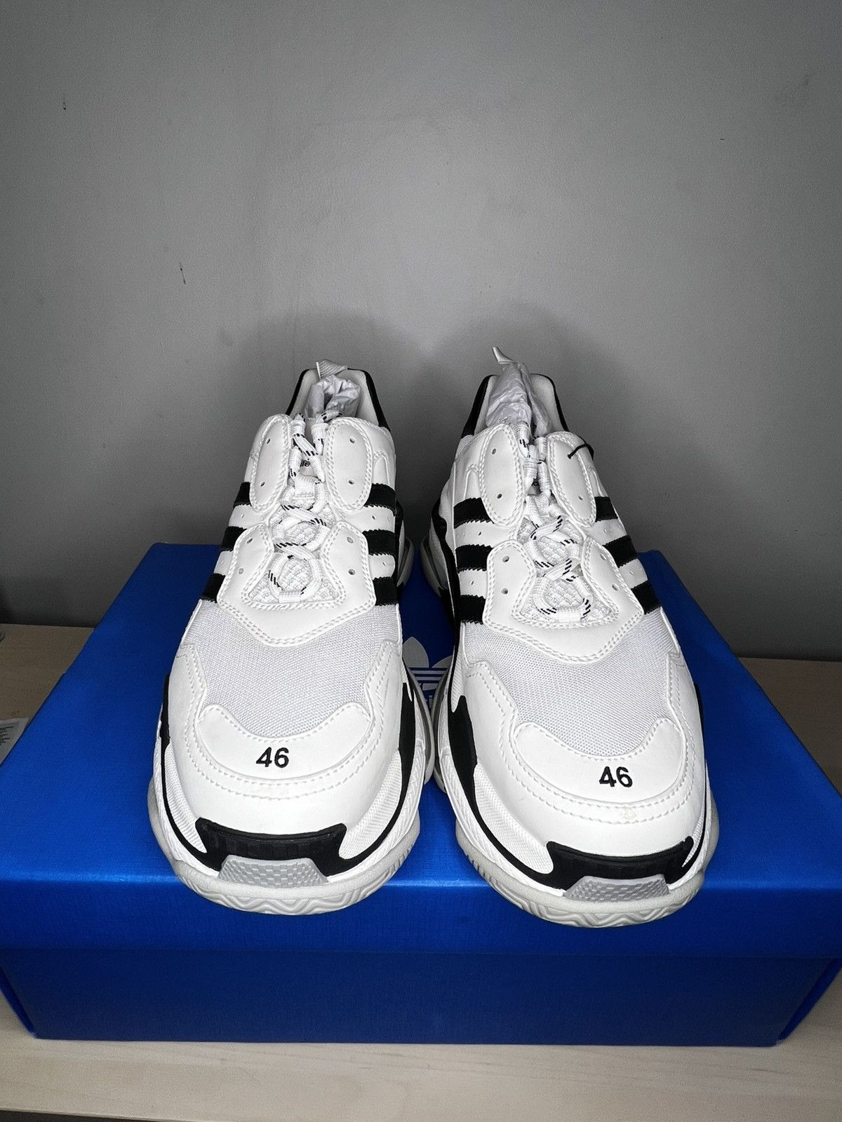 Adidas × Balenciaga Balenciaga x Adidas Triple S Size US 13 / EU 46 - 1 Thumbnail