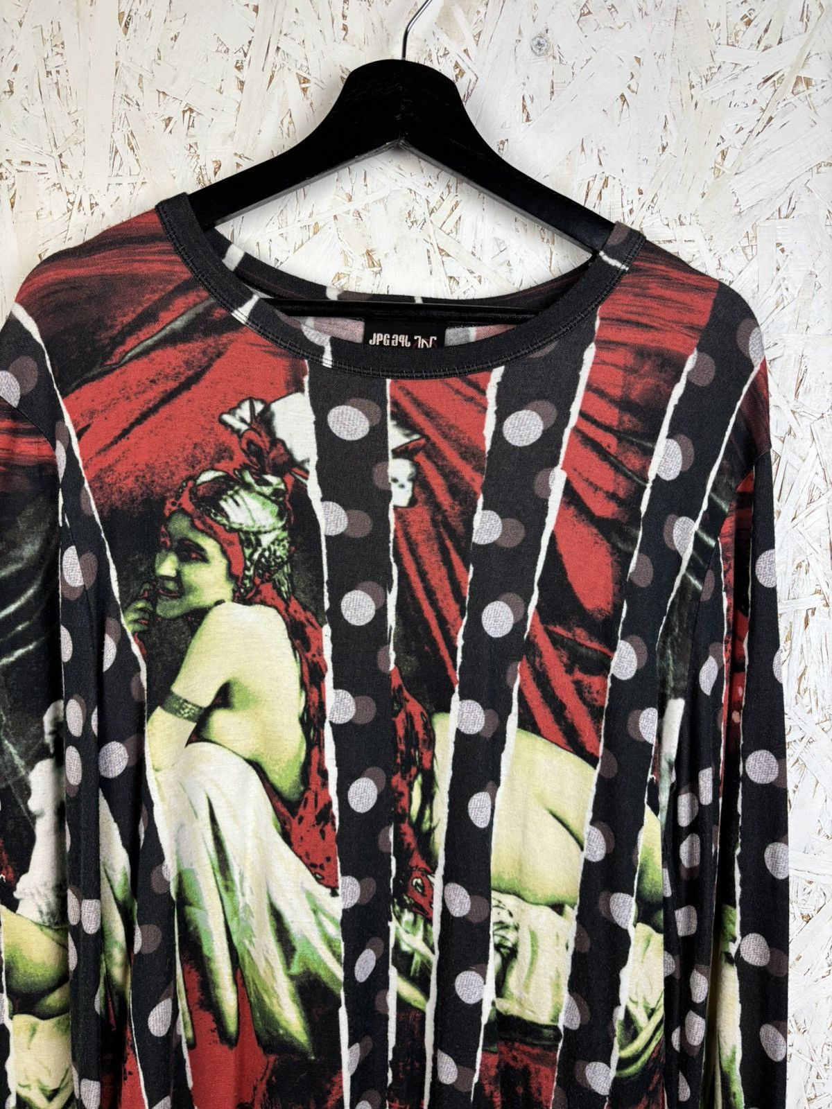 Jean Paul Gaultier Vintage Jean Paul Gaultier Renaissance Polka Dot Long Sleeve Size US M / EU 48-50 / 2 - 2 Thumbnail