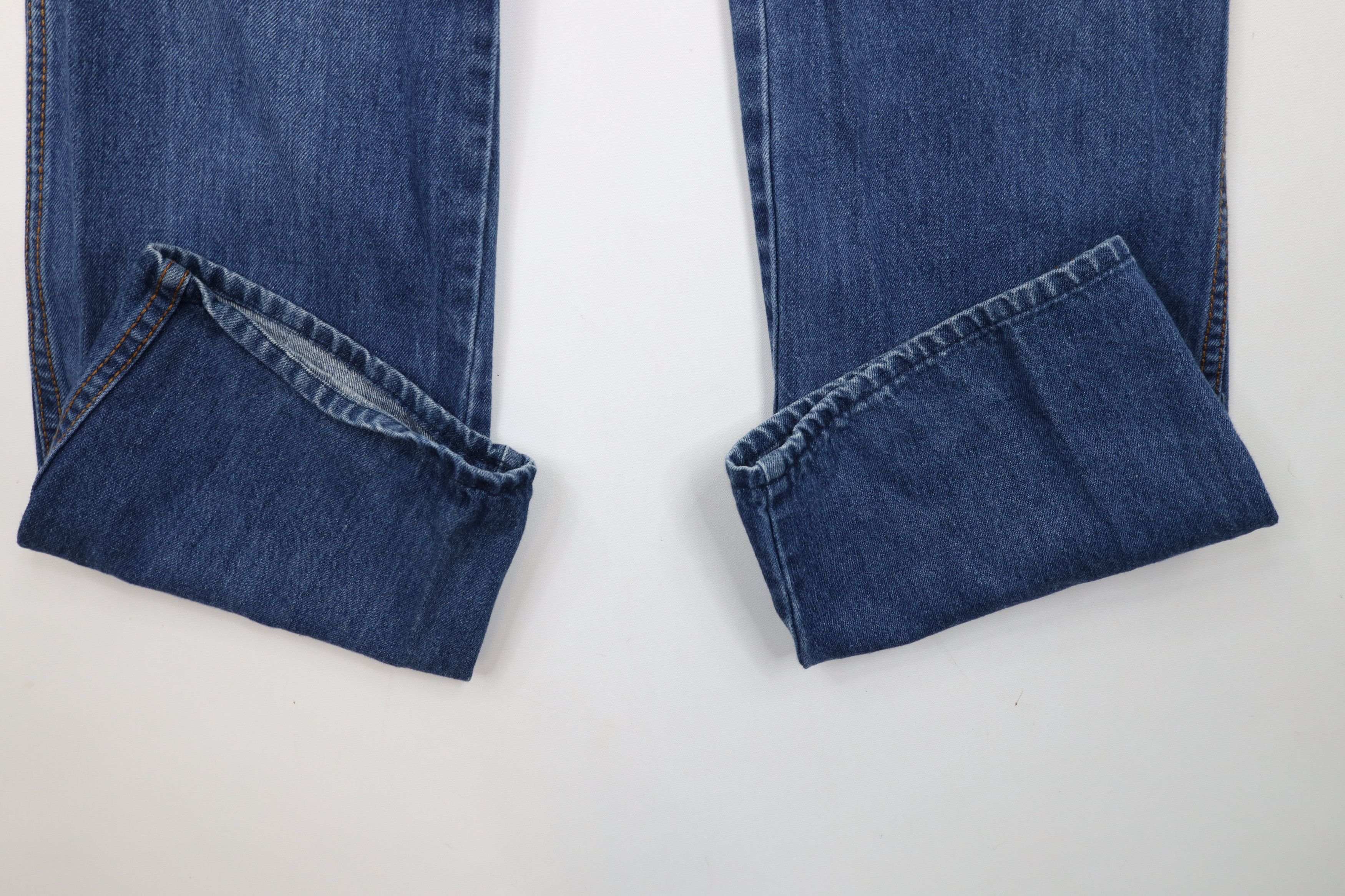 Vintage Vintage 80s 90s Streetwear Flared Wide Leg Denim Jeans Size 30" / US 8 / IT 44 - 5 Thumbnail