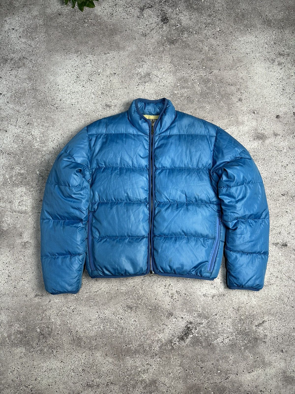 Diesel Vintage Diesel Bomber Puffer Jacket Cropped 90’s Blue Size US M / EU 48-50 / 2 - 2 Thumbnail