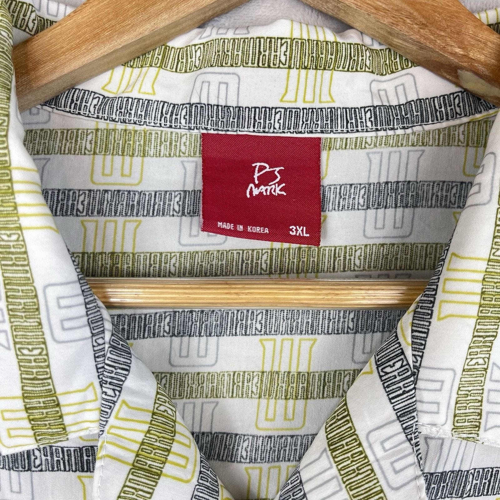 Other Vtg PJ Mark Mens 3XL Button Up All Over Logo Shirt Y2K Baggy Size US XXL / EU 58 / 5 - 4 Thumbnail