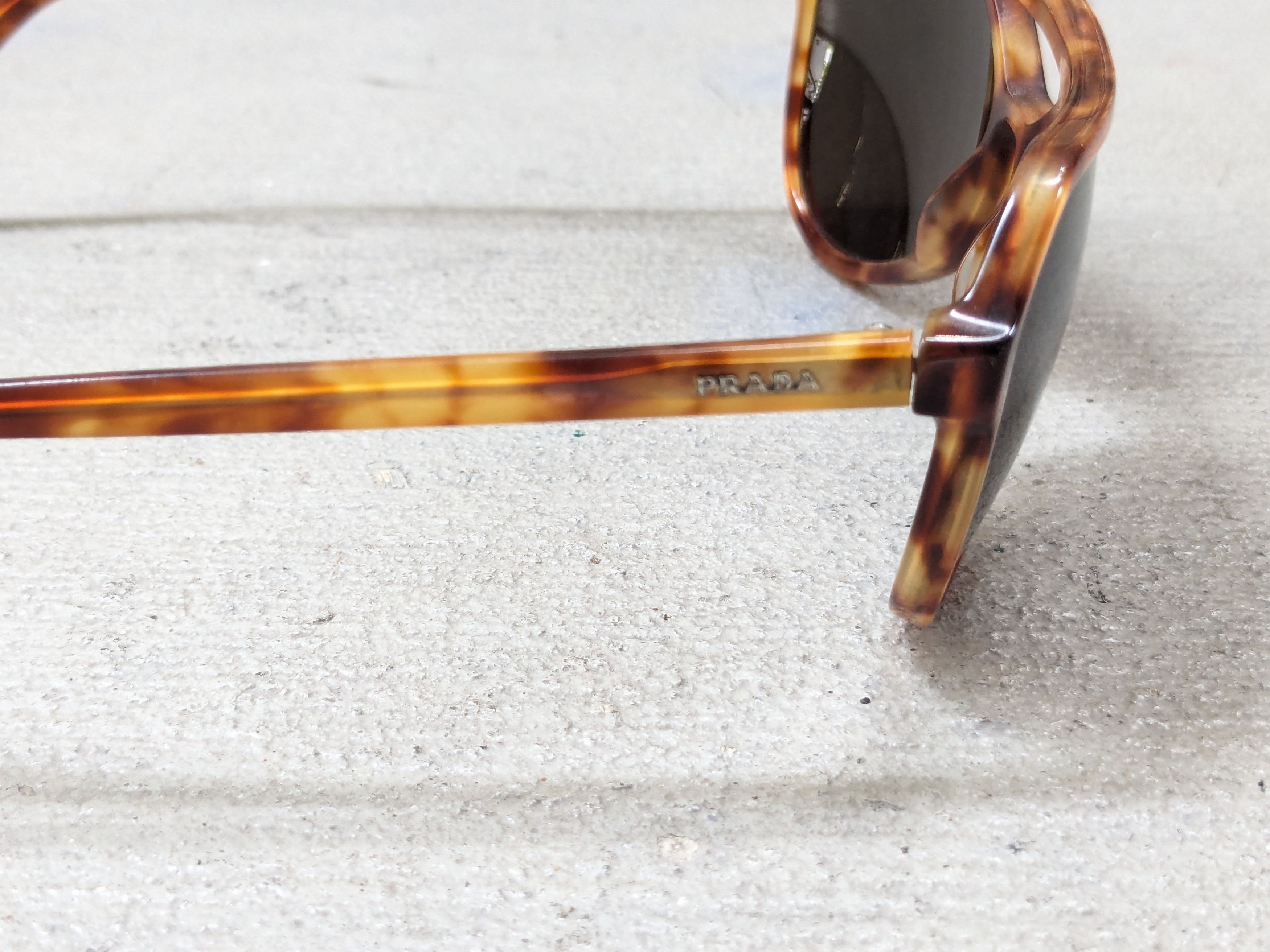 Prada Prada Sunglasses SPS 22R Brown Havana Tortoise Green Size ONE SIZE - 7 Thumbnail