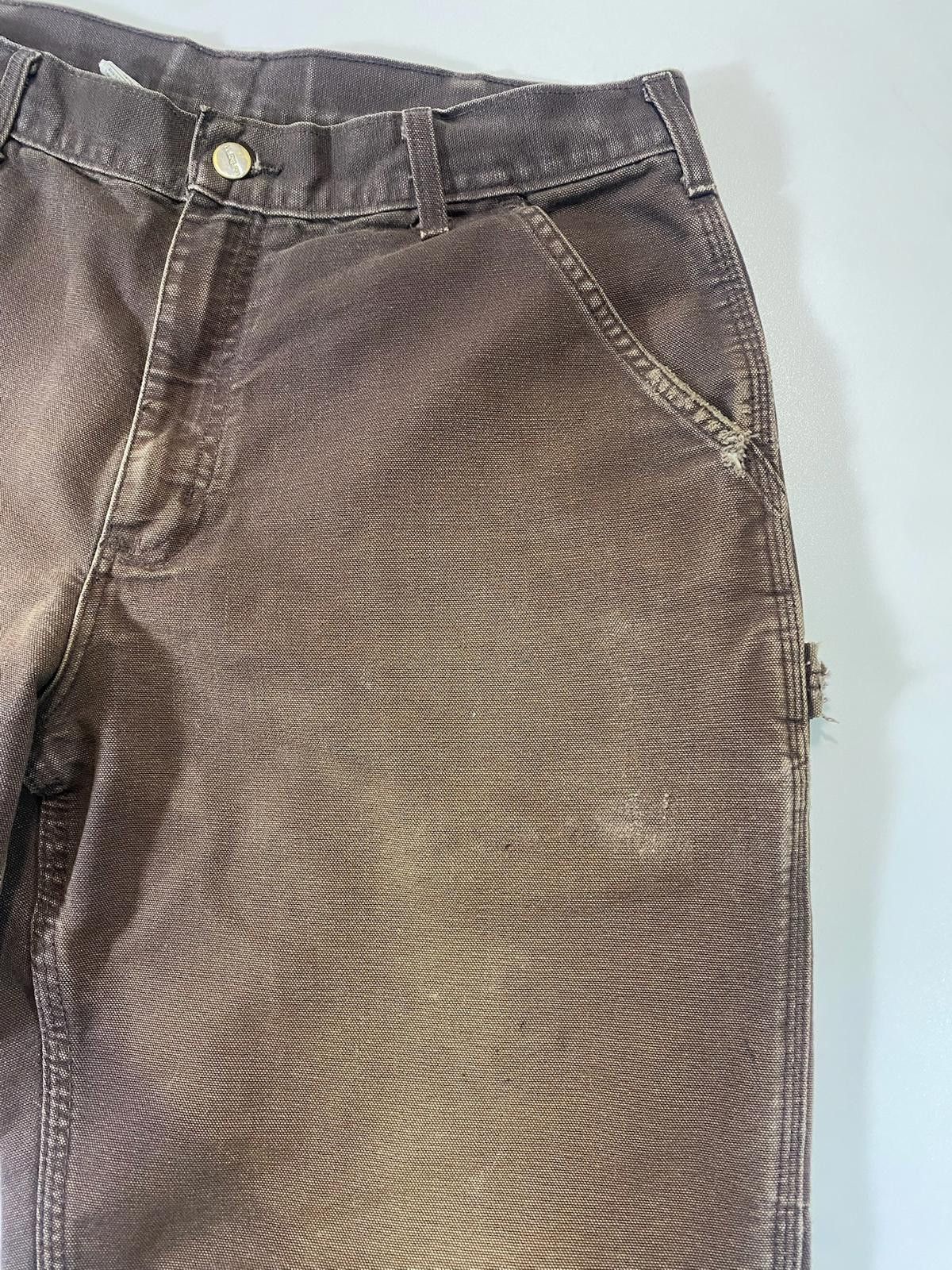 Unknown London Vintage Brown Carhartt Workwear Pants 34 Size US 34 / EU 50 - 6 Thumbnail