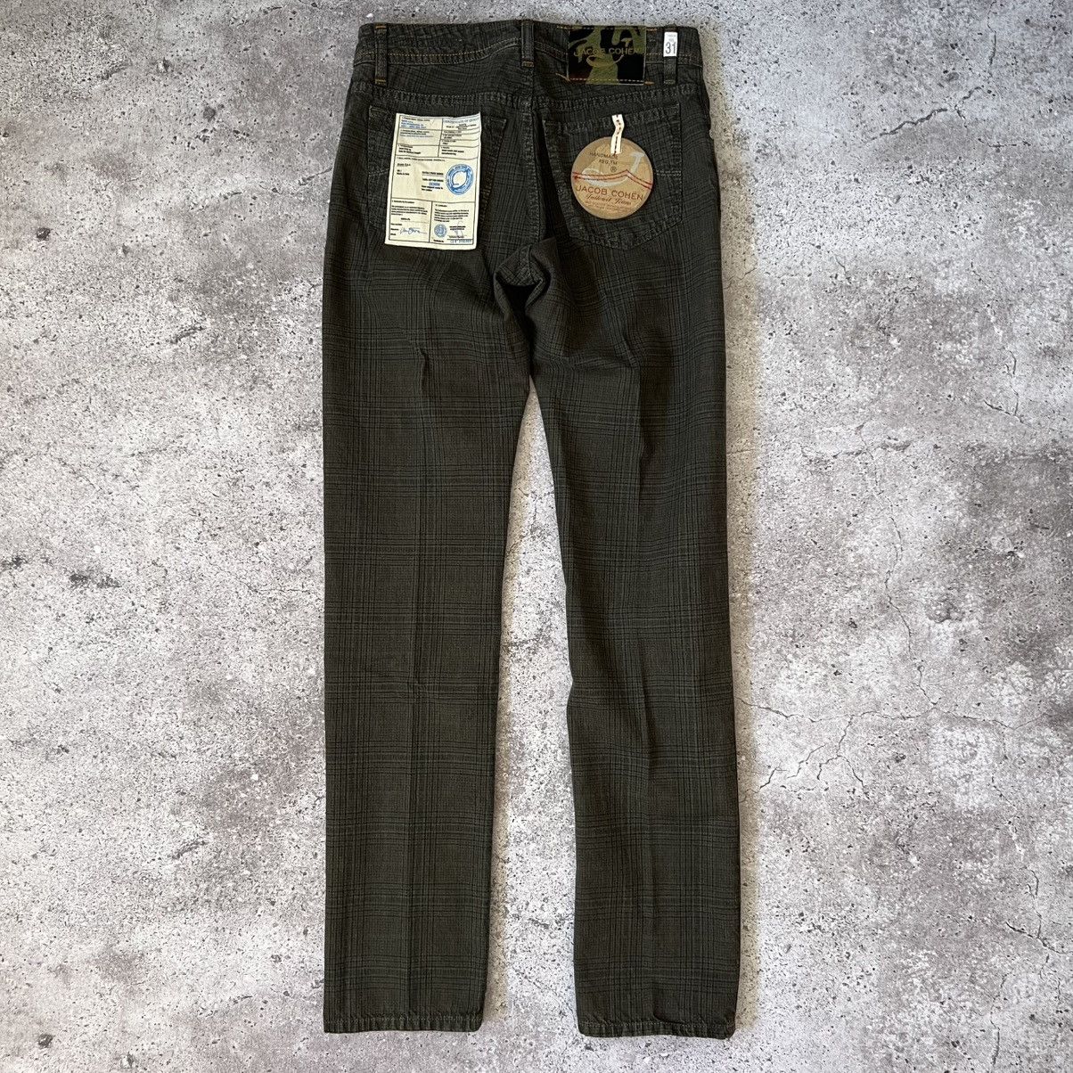Jacob Cohen Jacob Cohen J688 Special Edition Slim Fit Checked Jeans Size US 31 - 7 Thumbnail