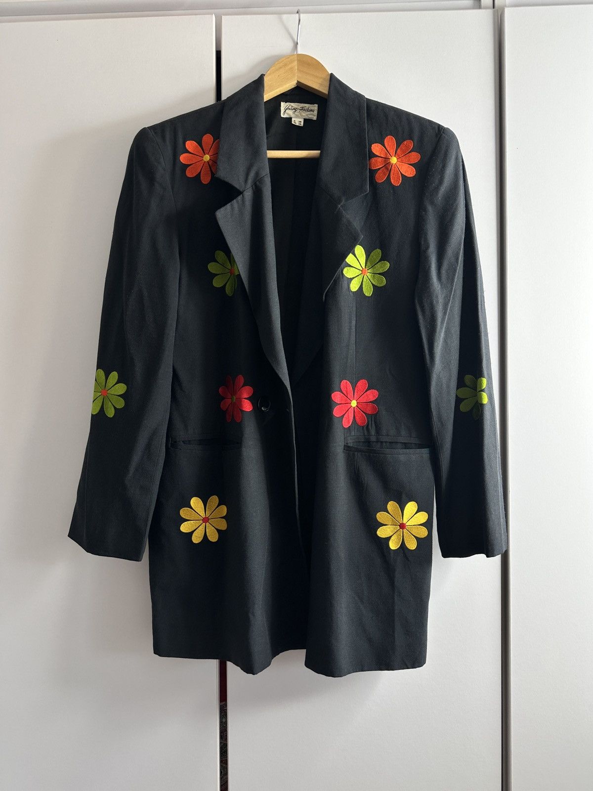 Other long jacket with embroidered flowers Young Fashion Size S / US 4 / IT 40 - 1 Thumbnail