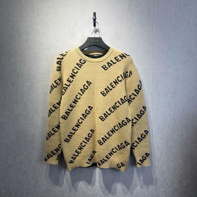 Balenciaga Balenciaga Full Print Letter Sweater, Size XS Size US XS / EU 42 / 0 - 1 Thumbnail