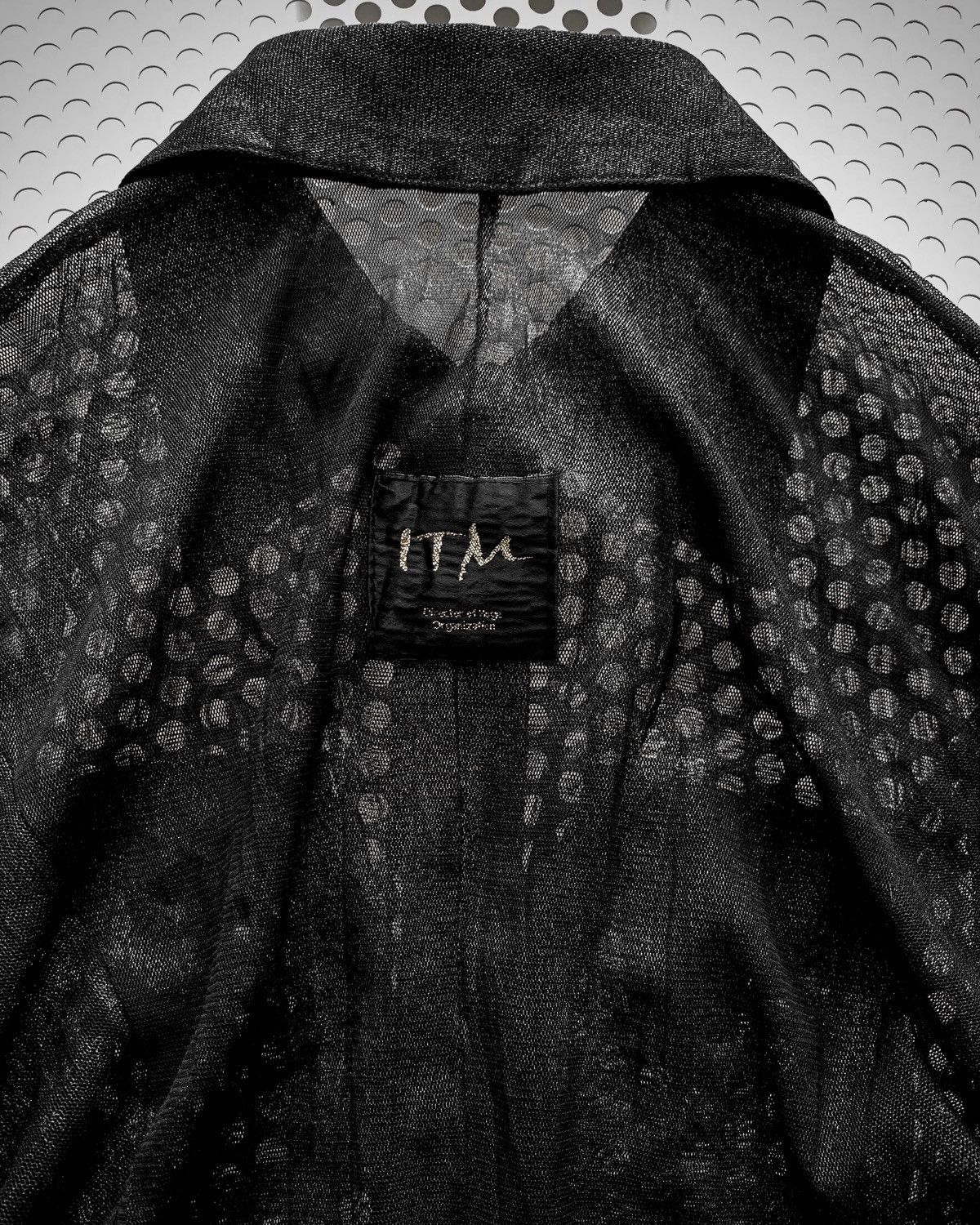 Le Grande Bleu (L.G.B.) 2000S ITM Nocturnal Bondage Mesh Shirt-Jacket Size S / US 4 / IT 40 - 5 Thumbnail