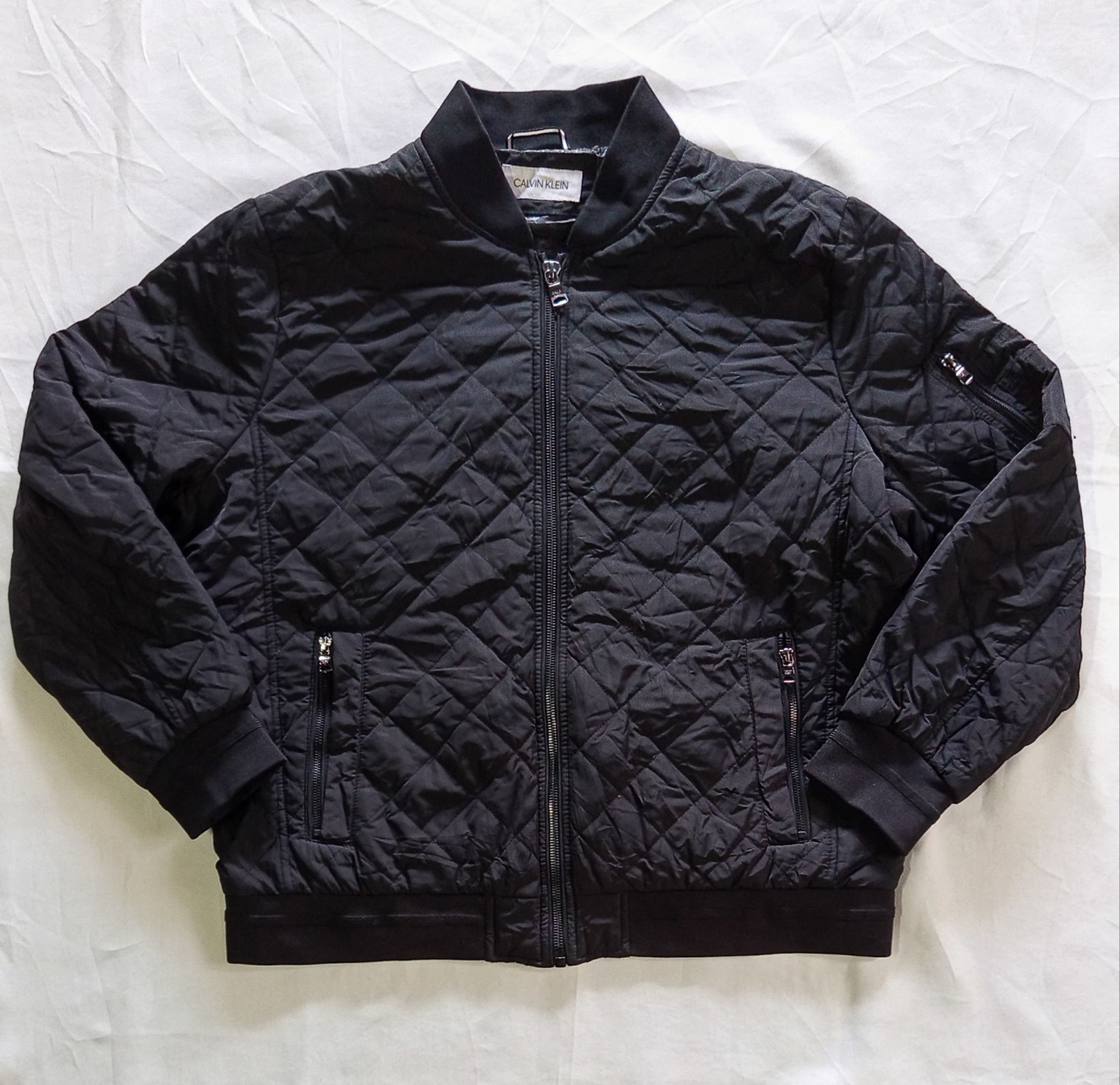Calvin Klein Calvin Klein Quilt Baseball Jacket Bomber Jacket Size US XXL / EU 58 / 5 - 1 Thumbnail