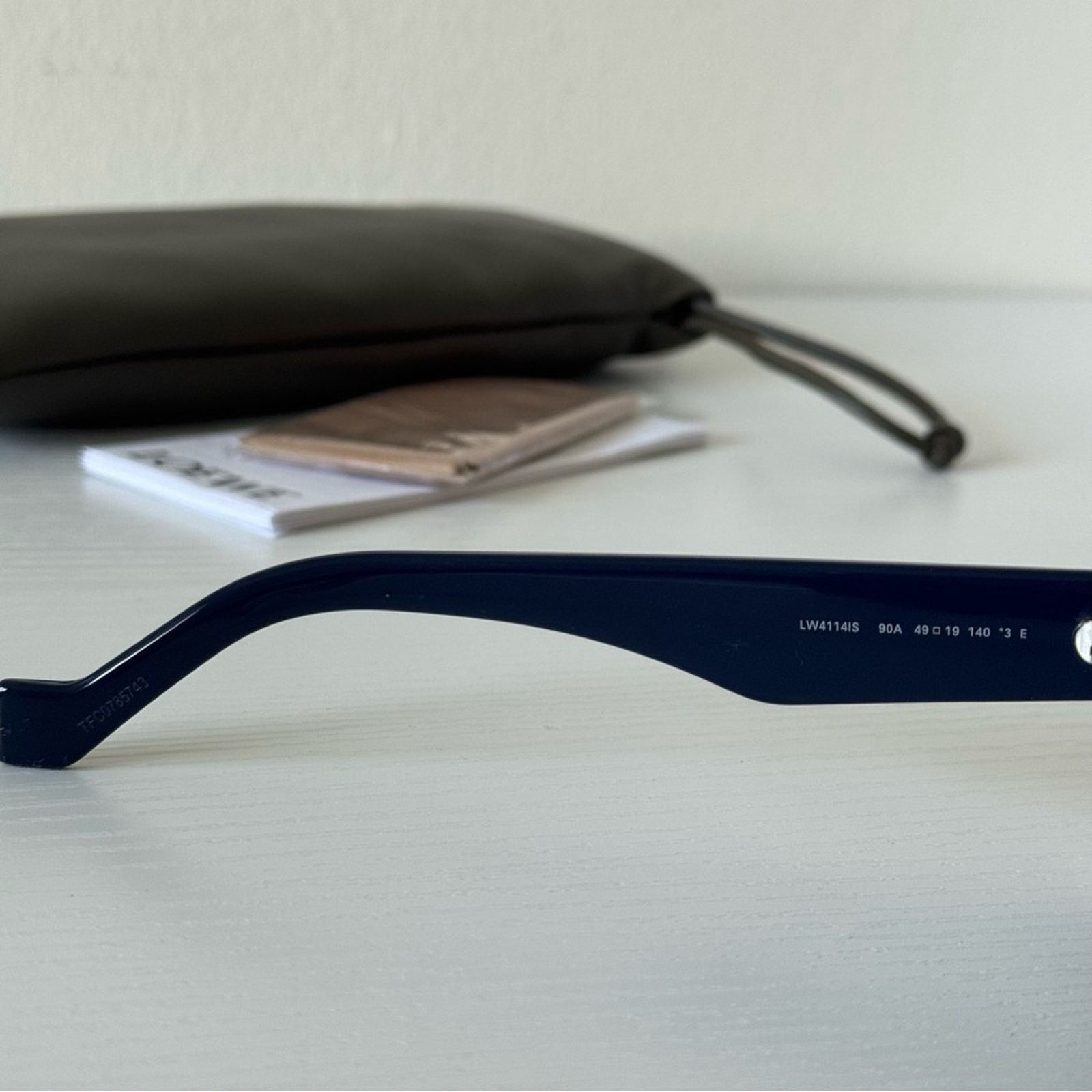 Loewe NWT Loewe Crystal Sunglasses LW4114IS 90A Blue Authentic Size ONE SIZE - 14 Thumbnail