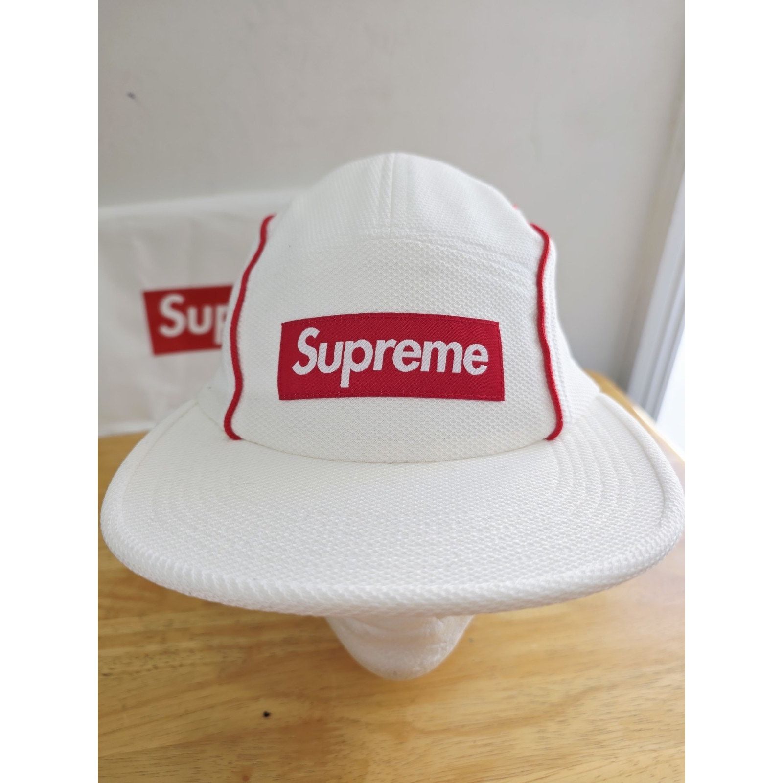Supreme Supreme Men's Runners Adjustable Hat Cap White Size ONE SIZE - 2 Thumbnail