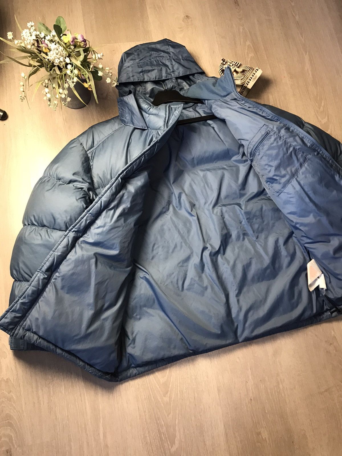 Nike × Vintage Vintage Nike Y2K smile logo puffer down jacket Size US XL / EU 56 / 4 - 8 Thumbnail