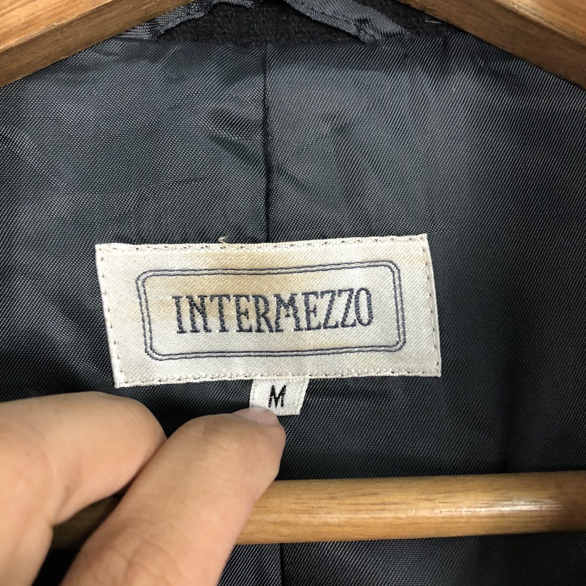 Issey Miyake 📌Vintage Wool Button Jacket Worker Intermezzo Japan Size US M / EU 48-50 / 2 - 18 Thumbnail