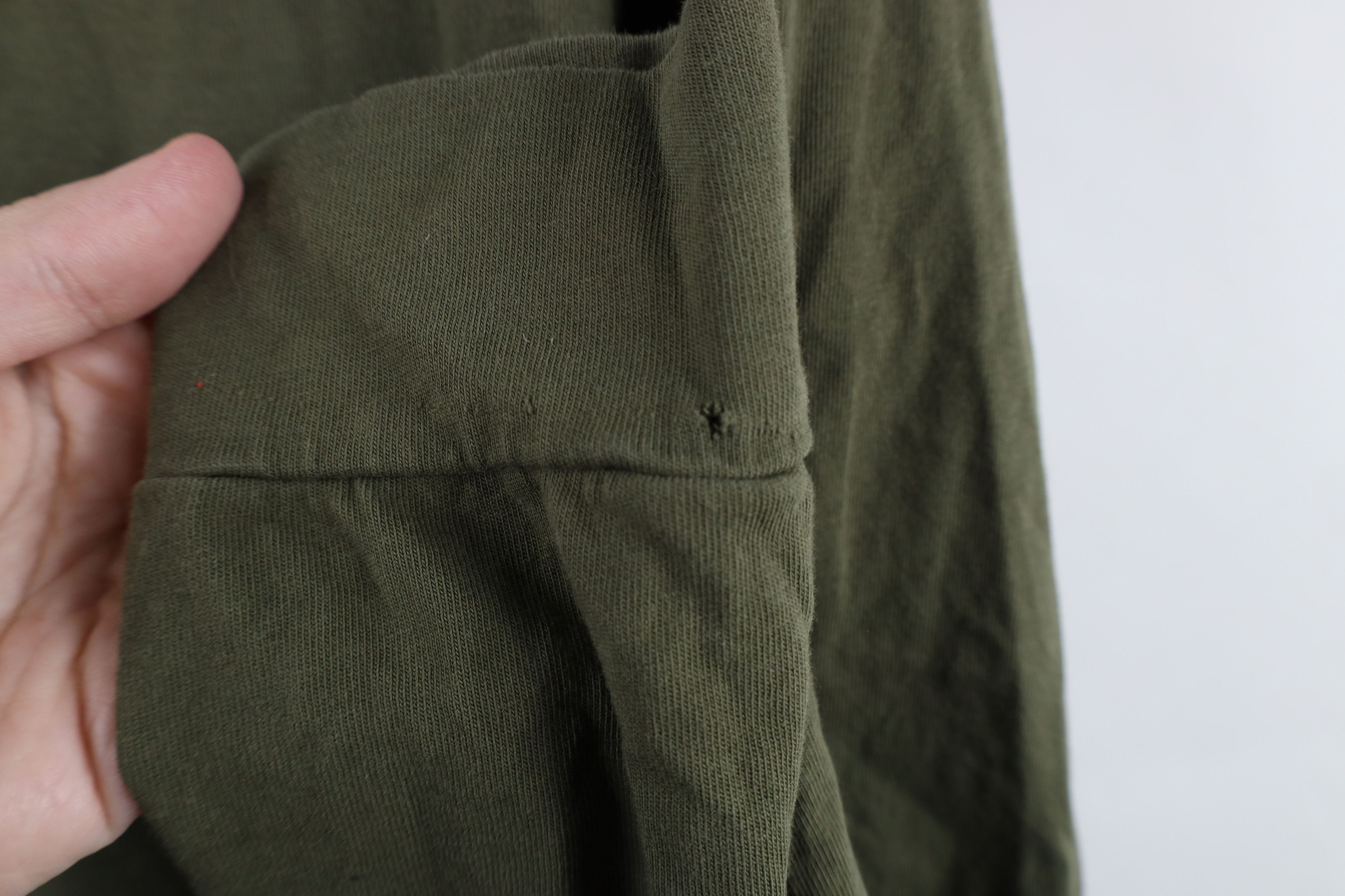 Puma × Vintage Vintage 90s Puma Out Long Sleeve Turtleneck T-Shirt Olive Size US XL / EU 56 / 4 - 6 Thumbnail