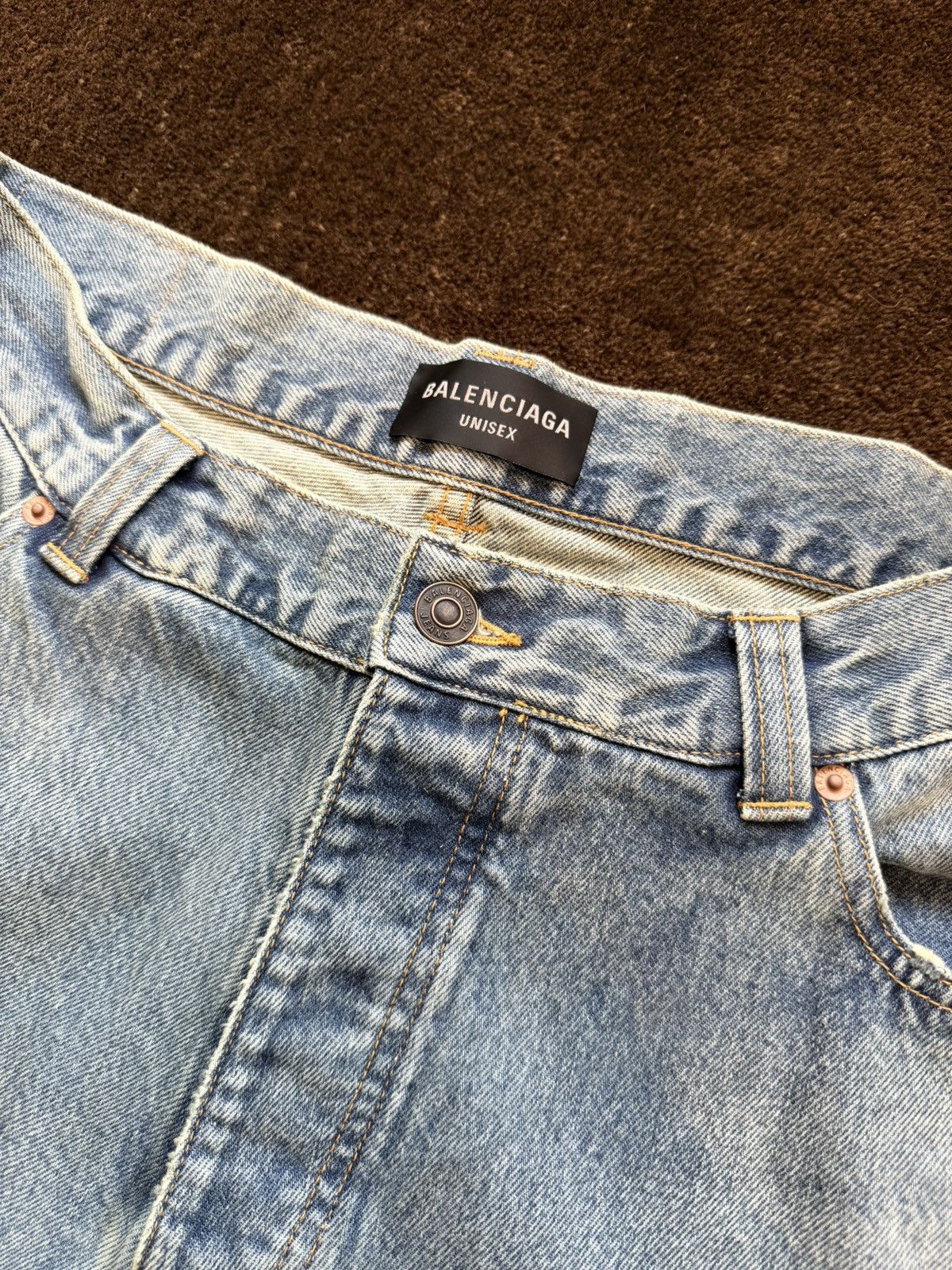 Balenciaga Large Baggy Jeans Winter 22 Size US 30 / EU 46 - 4 Thumbnail