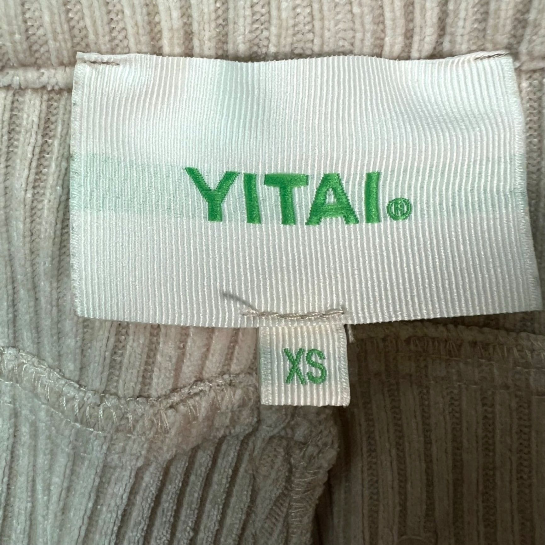 Vintage VINTAGE Yitai Mens XS Beige Corduroy Double Knee Carpenter Pants Utility Size US 27 - 3 Thumbnail