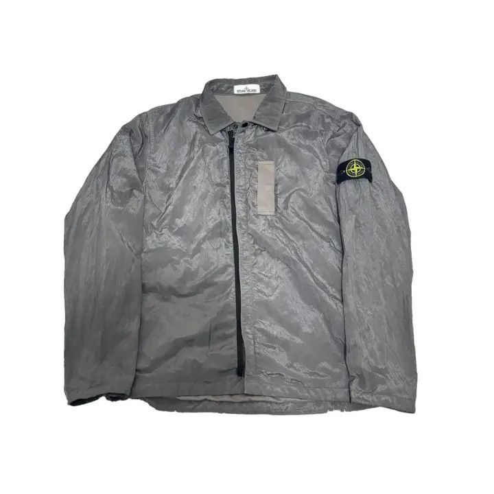 Stone Island Grey Long Sleeve Zip Jacket