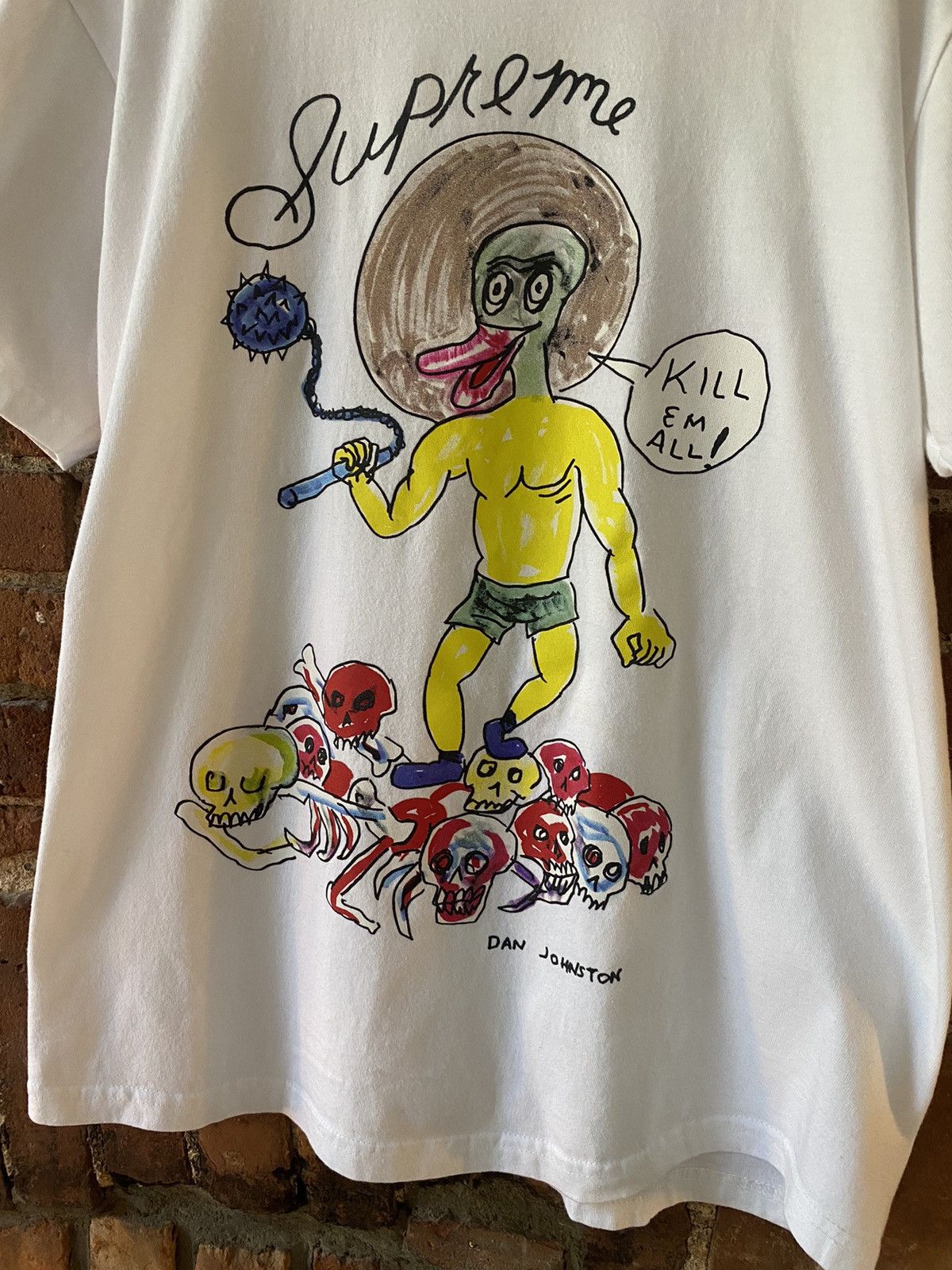 Supreme Supreme Daniel Johnston Kill Em All Tee Size US M / EU 48-50 / 2 - 2 Thumbnail
