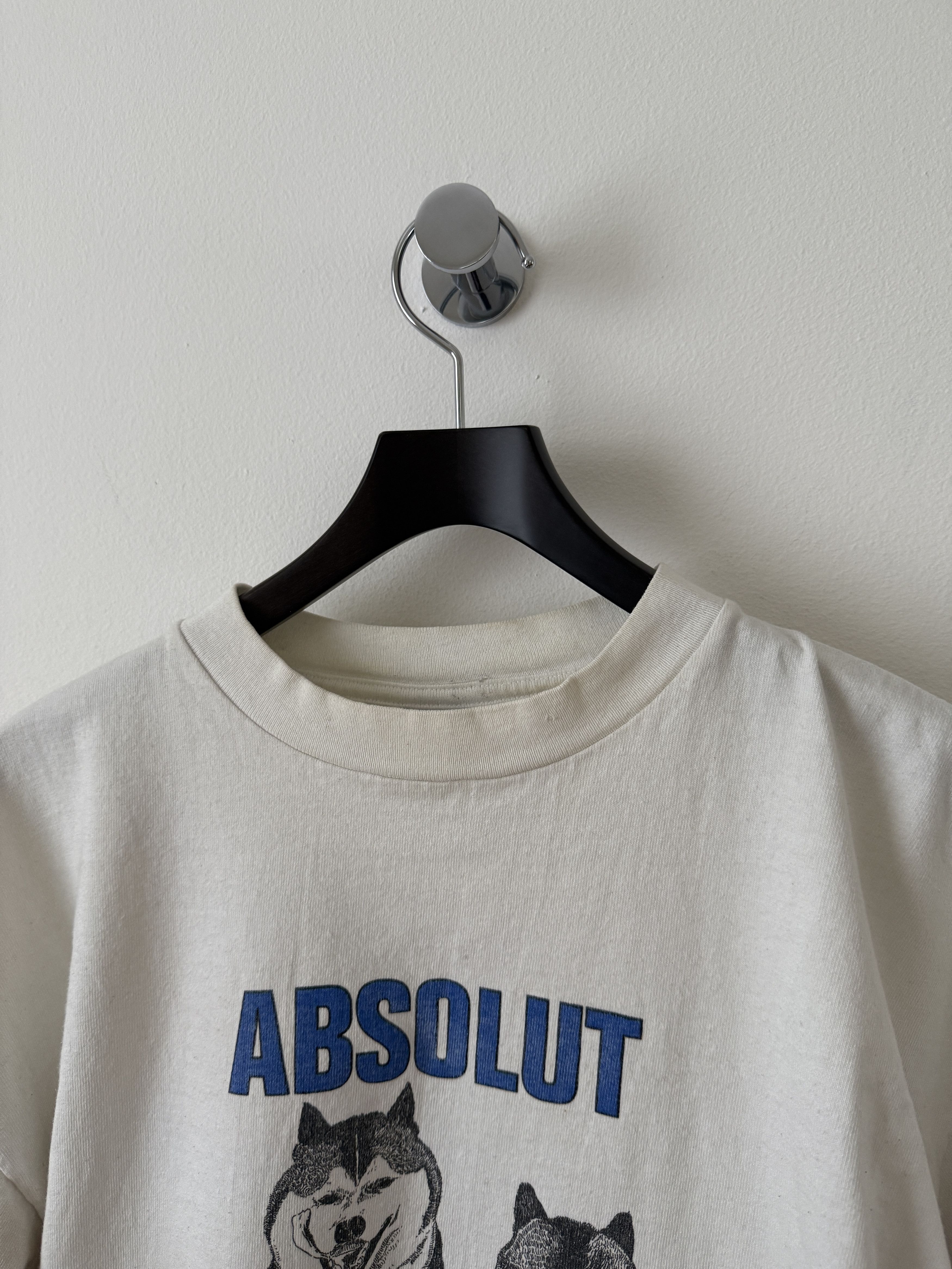 Vintage Absolut Huskies Tee Size US L / EU 52-54 / 3 - 9 Thumbnail