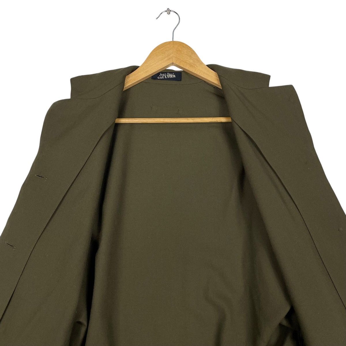 Jean Paul Gaultier × Vintage 💥80s JPG OLIVE BUTTON BAGGY STYLE Size US M / EU 48-50 / 2 - 12 Thumbnail
