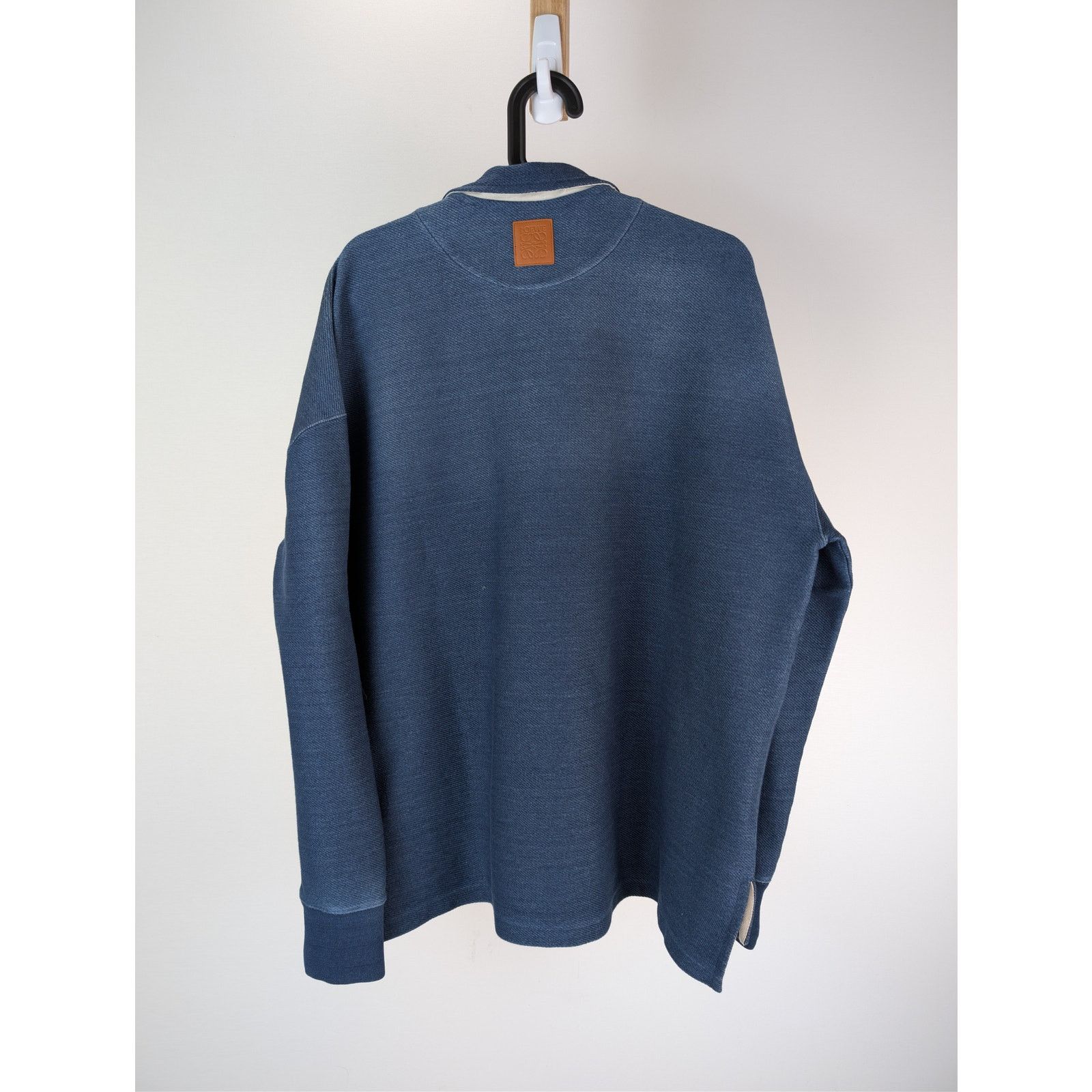 Loewe o1rshd1 Polo Sweatshirt in Azul Size US M / EU 48-50 / 2 - 10 Thumbnail