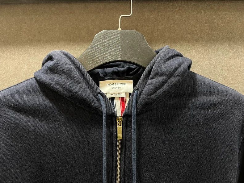 Thom Browne Thom Browne size2 Mid back striped zipper hoodie Size M / US 6-8 / IT 42-44 - 5 Thumbnail