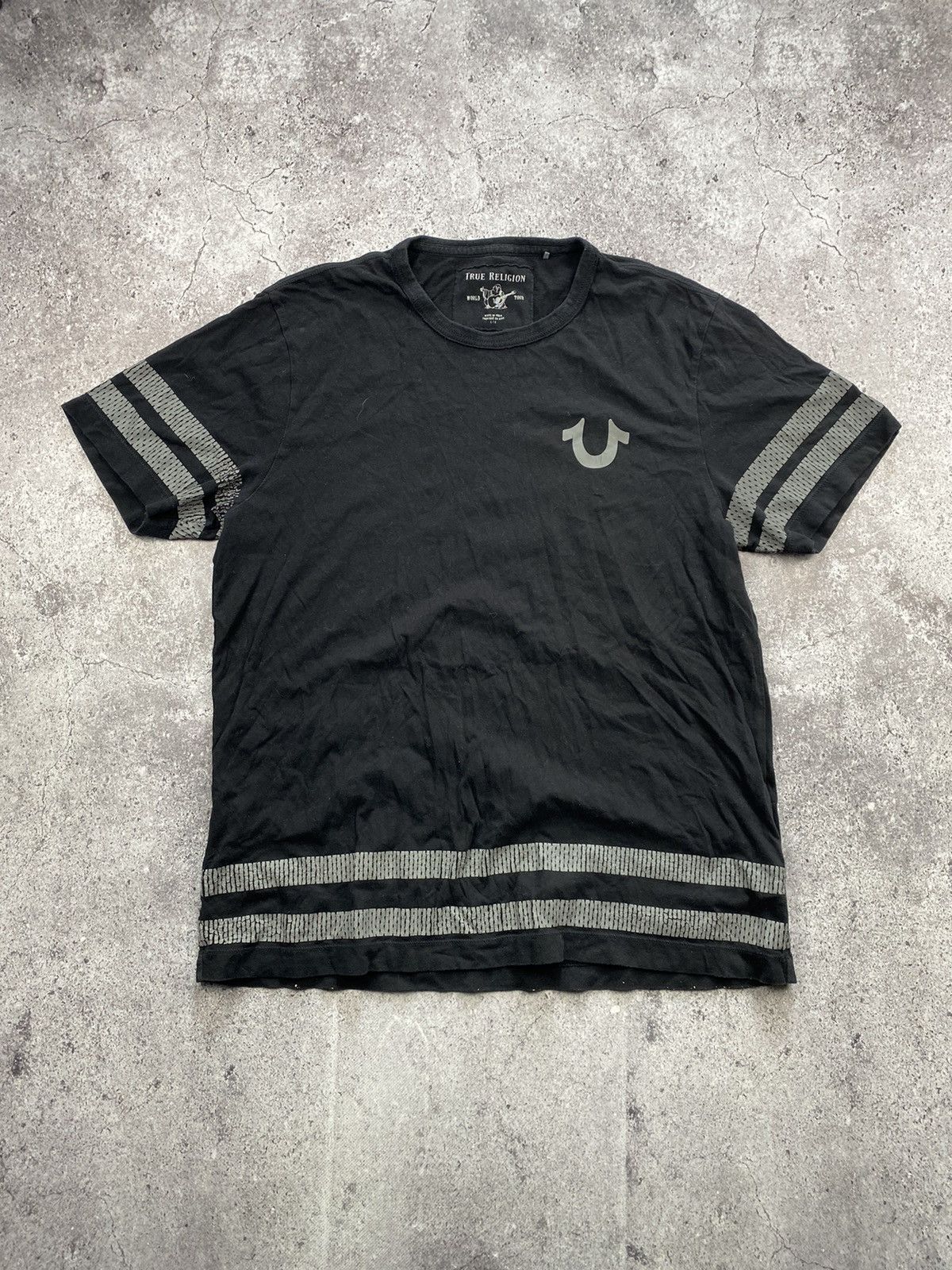 Japanese Brand × True Religion True Religion Big Logo Buddha Reflective Crewneck Shirt Size US L / EU 52-54 / 3 - 2 Thumbnail