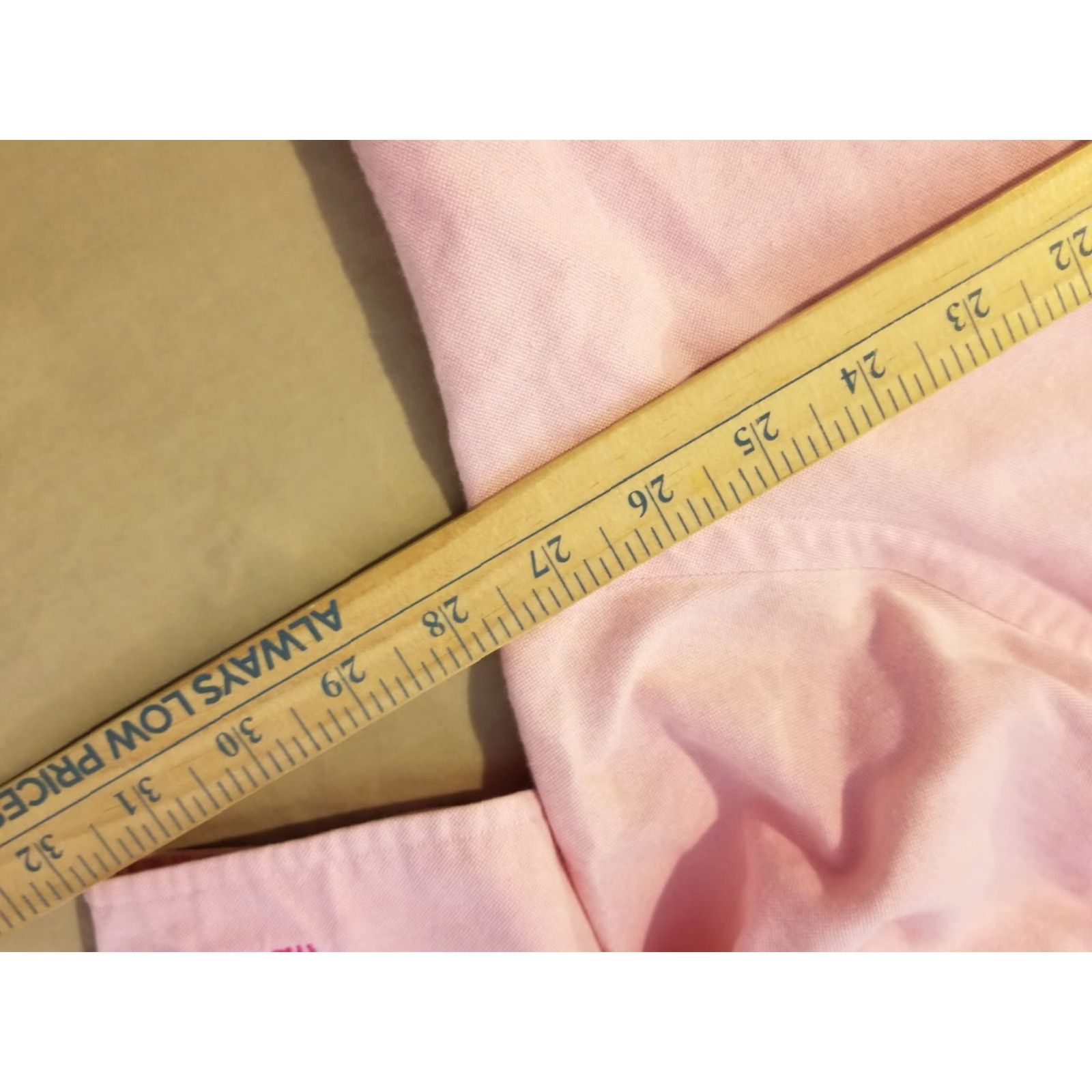 Polo Ralph Lauren Polo Ralph Lauren Dress Shirt Mens Button-Up 17 34 Pink Cotton Long Sleeve Shirt Mens Size 46R - 6 Thumbnail