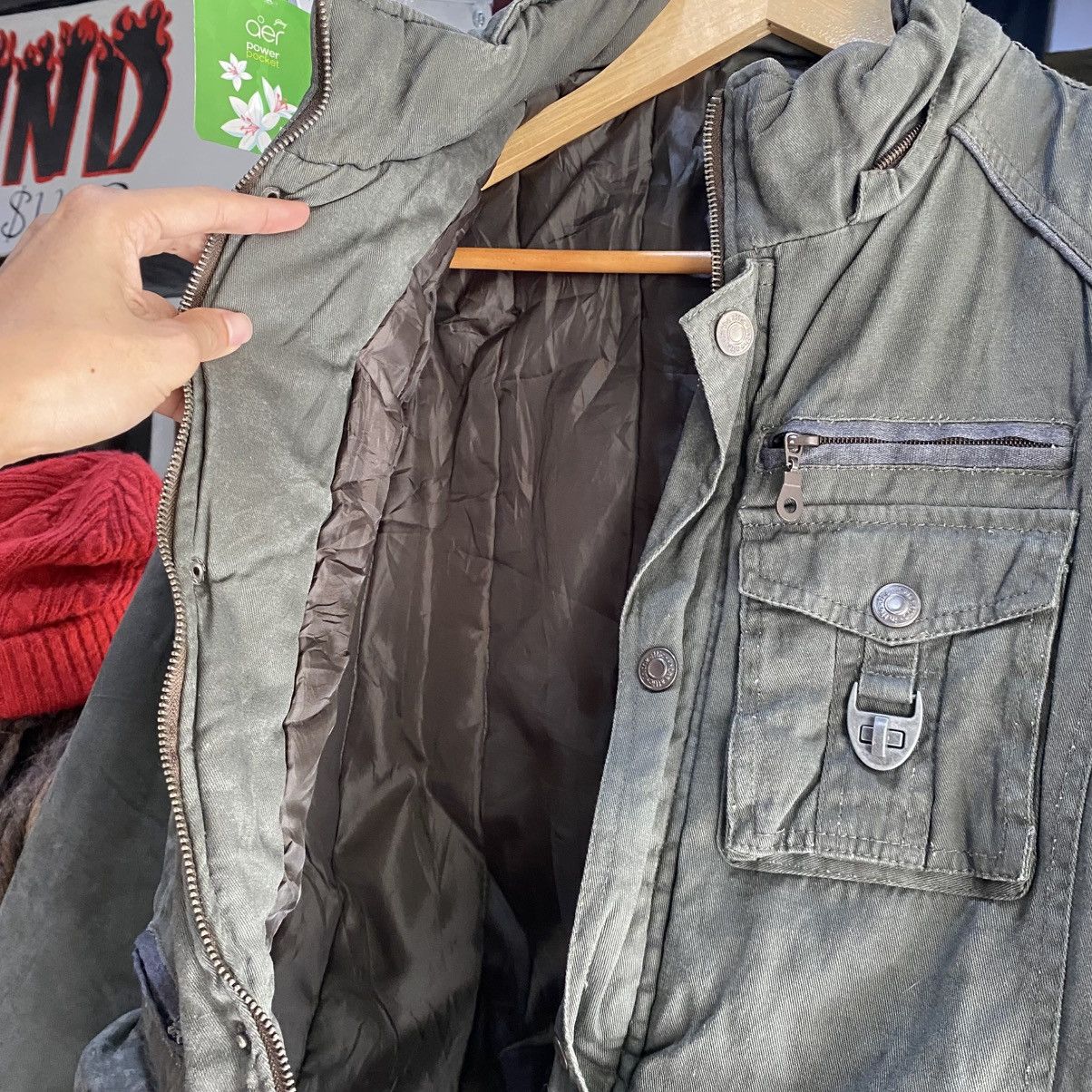14th Addiction × KMRii × Yasuyuki Ishii Japanese~In The Attic Military Bondage Jacket Tactical Biker Size US M / EU 48-50 / 2 - 3 Thumbnail