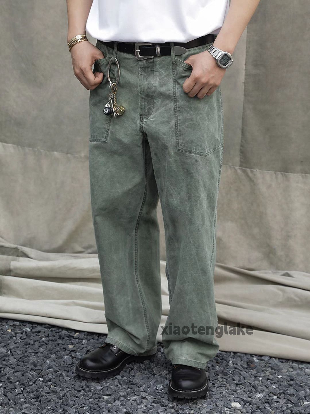 Vintage Unisex outdoor utility loose baggy hiphop work pants Size US 34 / EU 50 - 7 Thumbnail