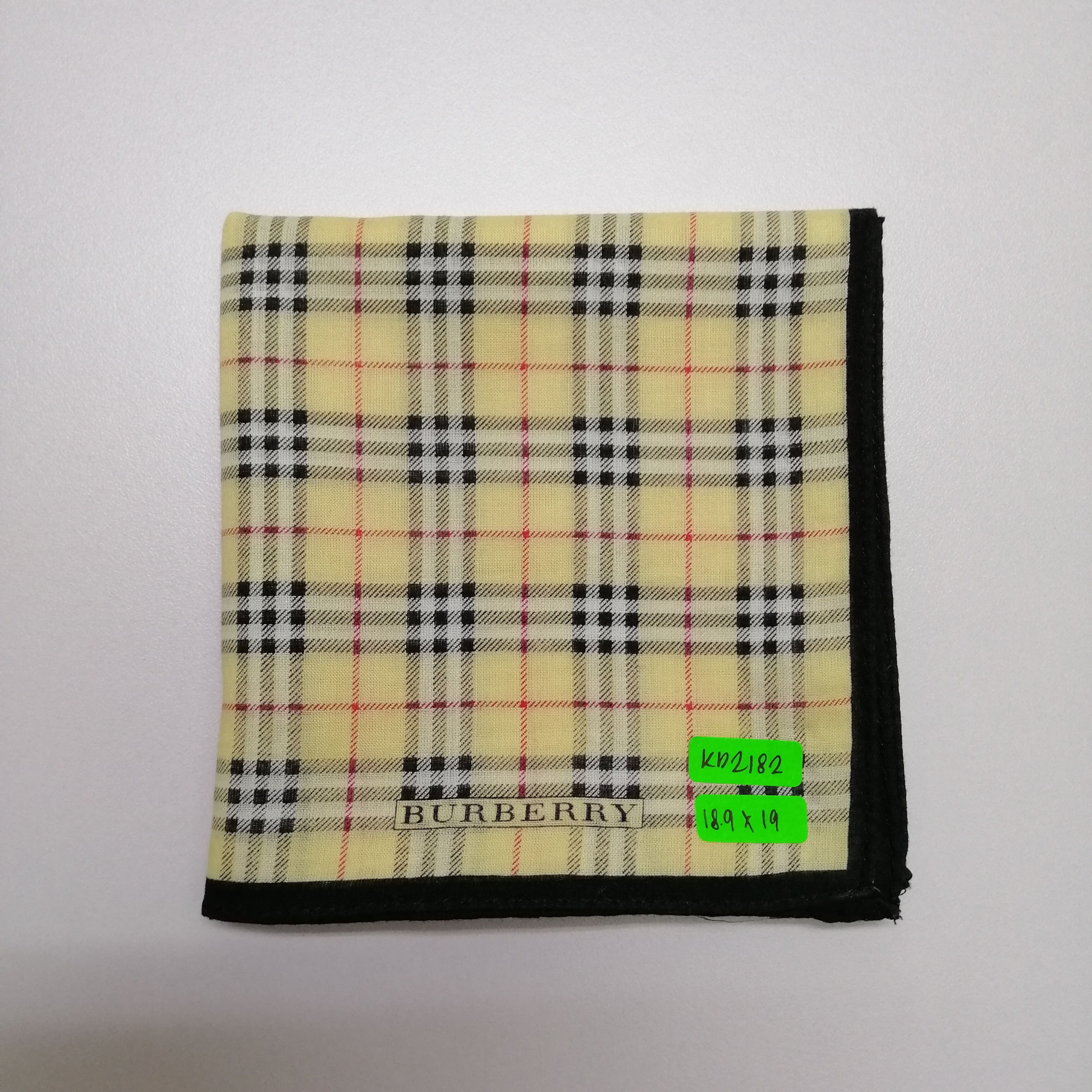 Burberry × Vintage Burberry Handkerchief/Neckerchief/Bandana-KD2182 Size ONE SIZE - 6 Thumbnail