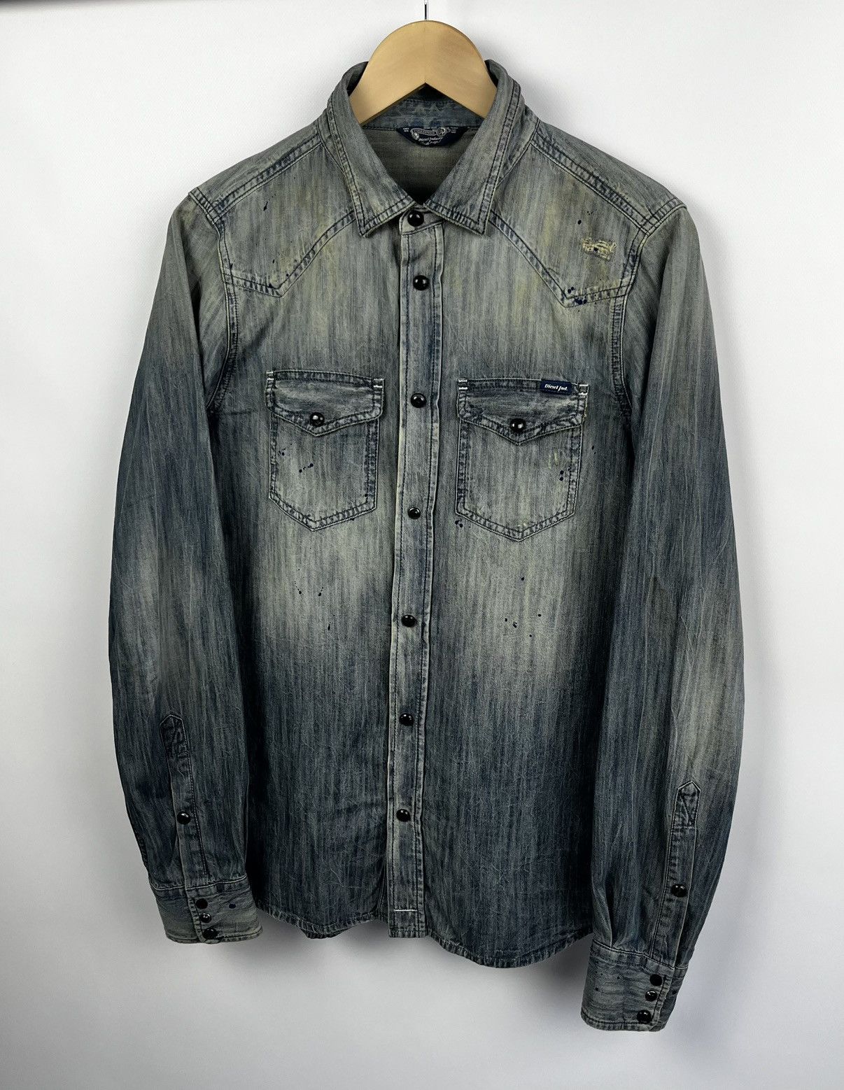 Diesel Diesel denim shirt Japanese style vintage 90s Size US M / EU 48-50 / 2 - 4 Thumbnail