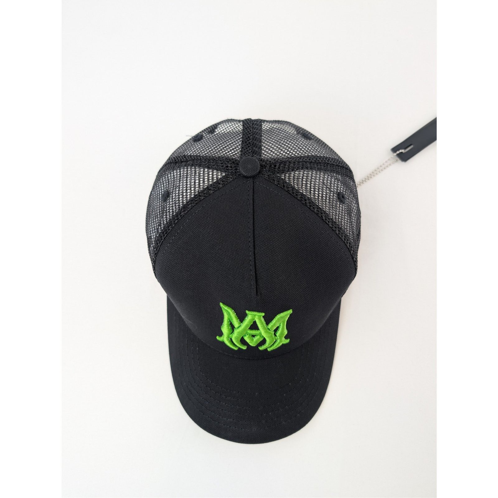 Amiri o1rshd1 Q:16 / Size: OS / MA Logo Trucker Cap / Hat in Black Size ONE SIZE - 8 Thumbnail
