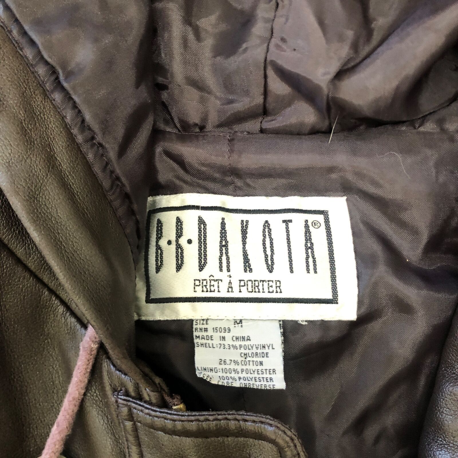 BB Dakota BB Dakota Pret a Porter Brown Faux Leather Jacket Womens M Size M / US 6-8 / IT 42-44 - 4 Thumbnail