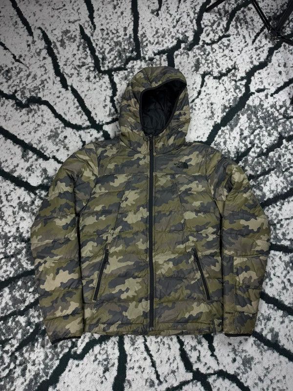 The North Face The North Face Nuptse 550 Down Jacket, Camo Green S tnf Size US S / EU 44-46 / 1 - 1 Thumbnail