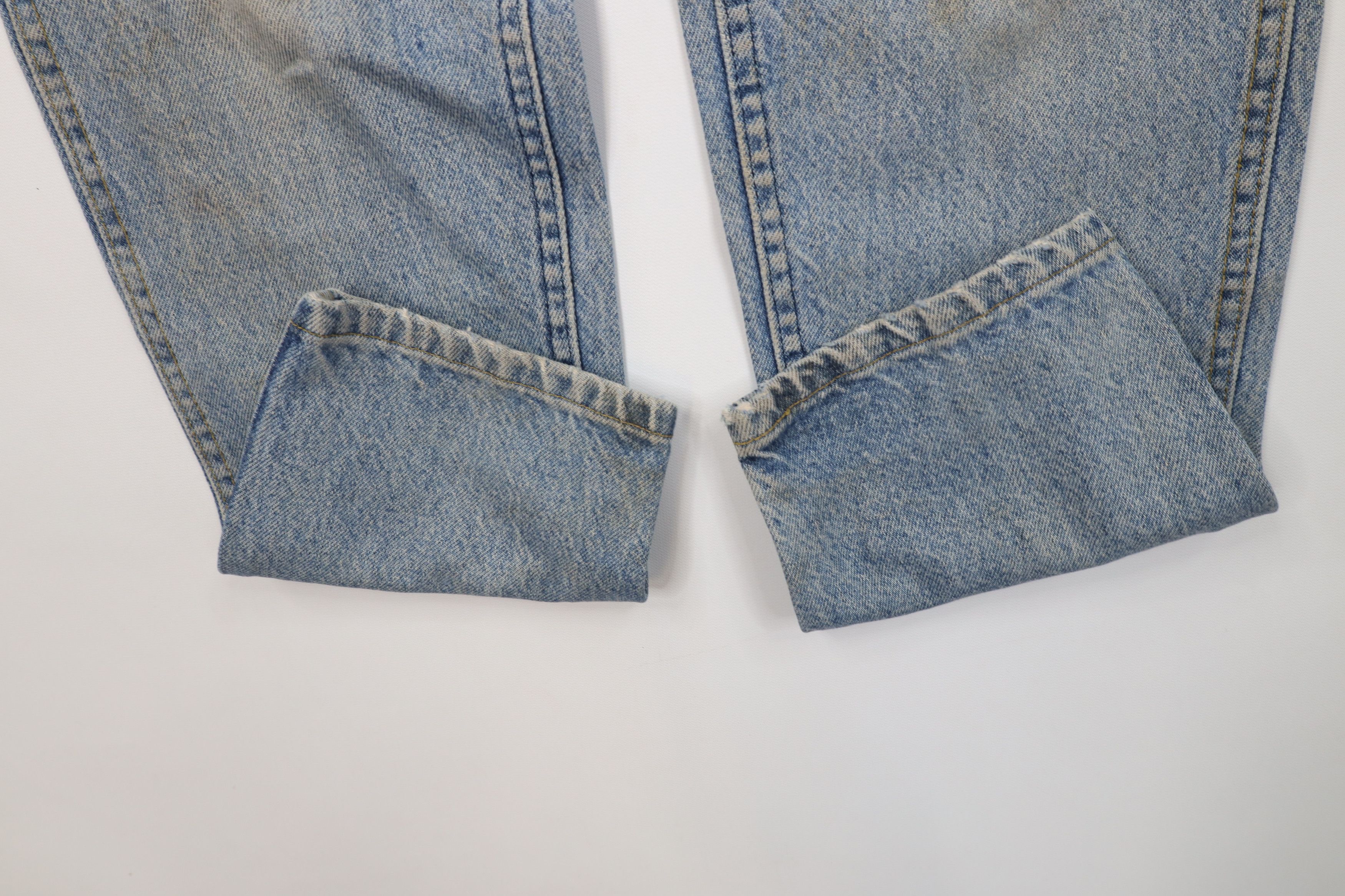 Lee Vintage 90s Lee Relaxed Fit Tapered Leg Denim Jeans USA Blue Size 36" / US 14 / IT 50 - 5 Thumbnail