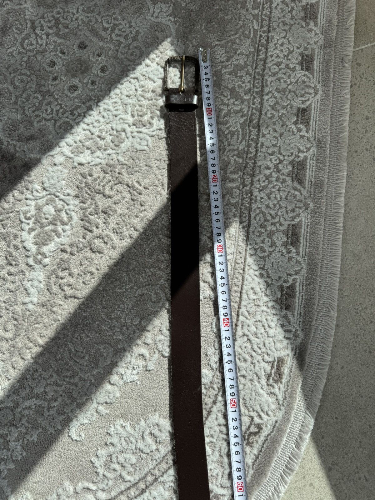 Diesel Diesel Leather Belt Vintage Avant Garde Y2K Style Steel Logo Size ONE SIZE - 6 Thumbnail