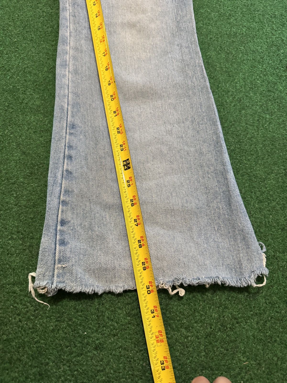 Sonoma Vtg 70s Sonoma Bootcut Flare 36x30 Distressed Jeans Size US 36 / EU 52 - 5 Thumbnail
