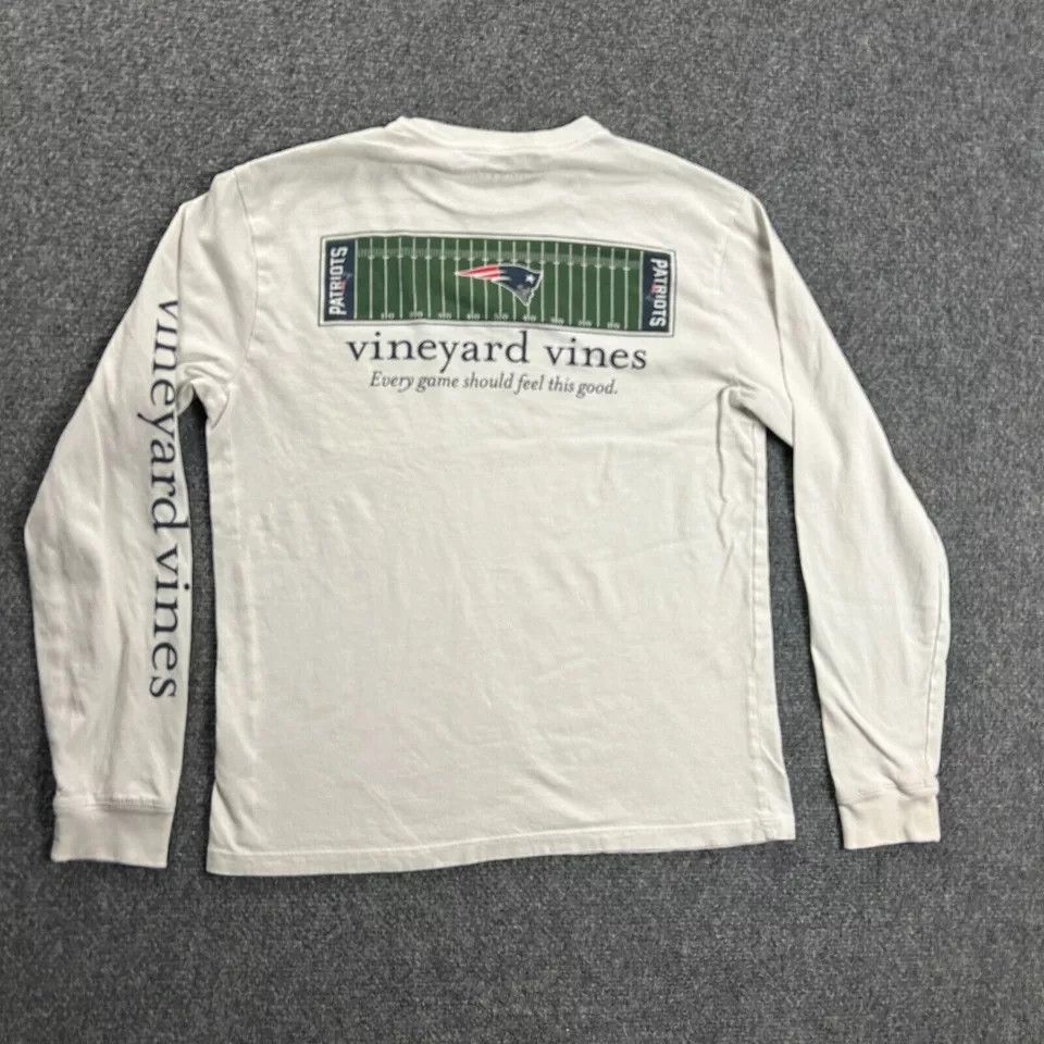 Vineyard Vines Vineyard Vines Shirt Mens XS Crew Neck New England Patriots Size US XS / EU 42 / 0 - 7 Thumbnail