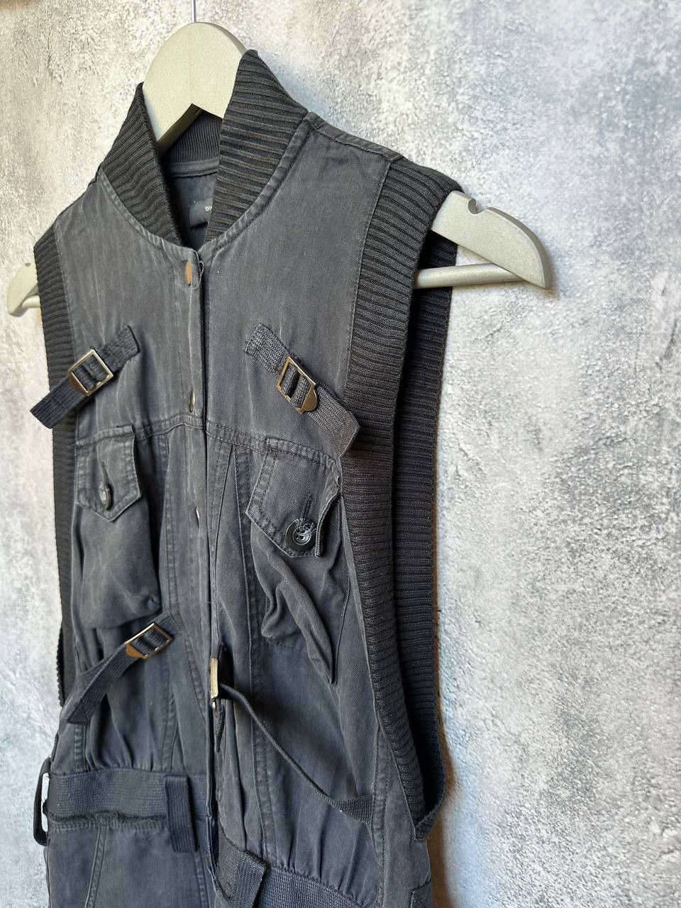 Diesel Diesel Utility Jumpsuit Sleeveless Cargo Overalls Buckle Size 25" / US 0 / IT 36 - 7 Thumbnail